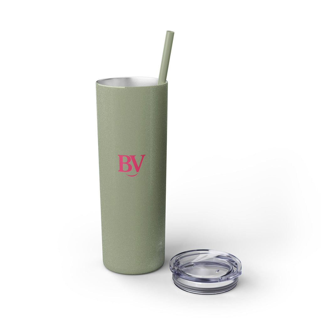 Bonita Vibes: BV Collection Stylish Skinny Tumbler, Perfect for Daily Hydration, Gifts, Home Office, Travel Mug, Summer Fun, Eco - Friendly Skinny Tumbler - My Bonita Vibes