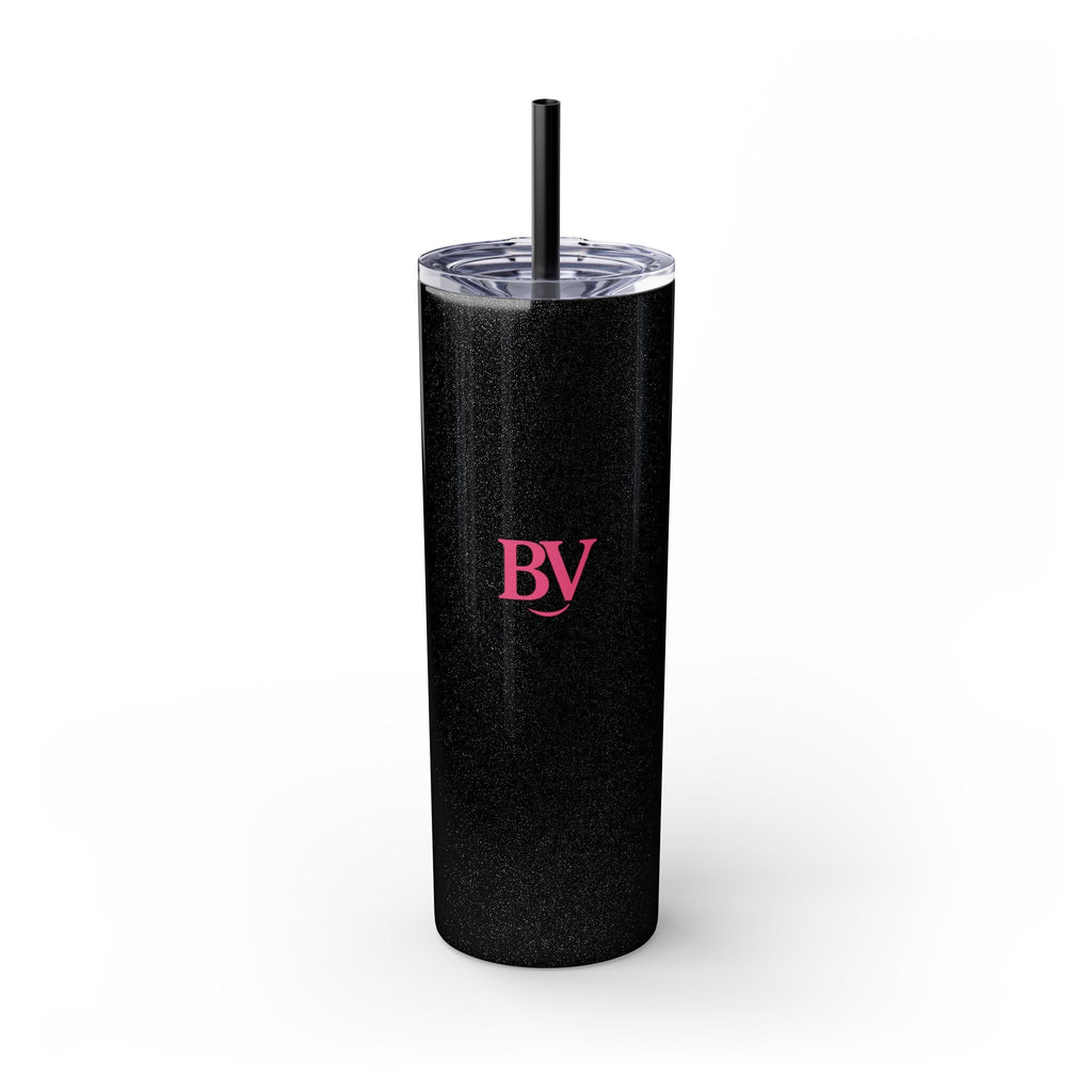 Bonita Vibes: BV Collection Stylish Skinny Tumbler, Perfect for Daily Hydration, Gifts, Home Office, Travel Mug, Summer Fun, Eco - Friendly Skinny Tumbler - My Bonita Vibes