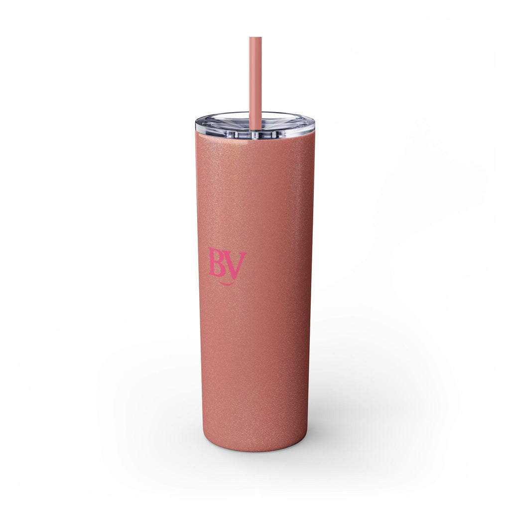 Bonita Vibes: BV Collection Stylish Skinny Tumbler, Perfect for Daily Hydration, Gifts, Home Office, Travel Mug, Summer Fun, Eco - Friendly Skinny Tumbler - My Bonita Vibes