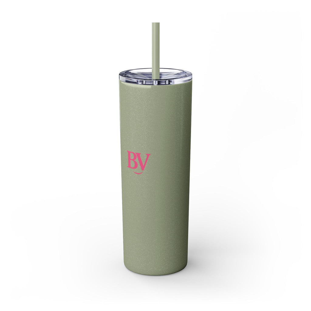 Bonita Vibes: BV Collection Stylish Skinny Tumbler, Perfect for Daily Hydration, Gifts, Home Office, Travel Mug, Summer Fun, Eco - Friendly Skinny Tumbler - My Bonita Vibes