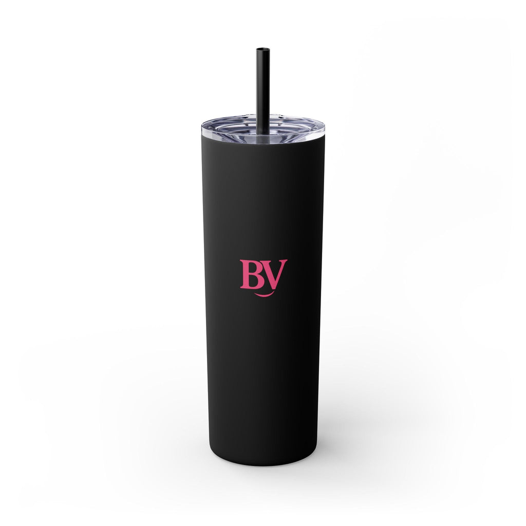 Bonita Vibes: BV Collection Stylish Skinny Tumbler, Perfect for Daily Hydration, Gifts, Home Office, Travel Mug, Summer Fun, Eco - Friendly Skinny Tumbler - My Bonita Vibes