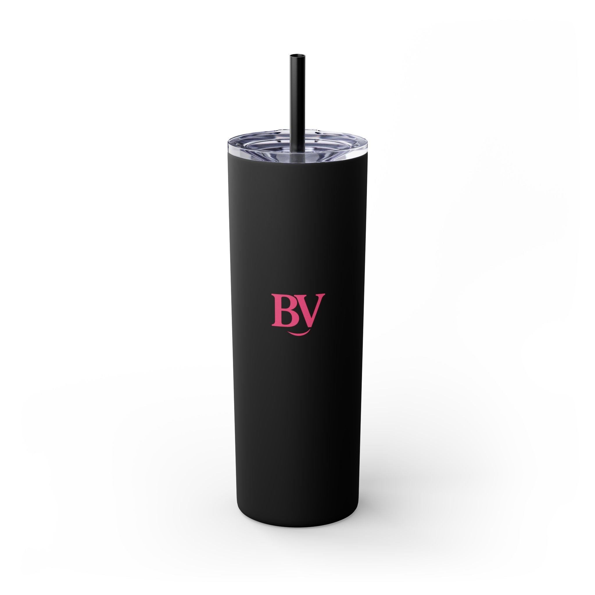Bonita Vibes: BV Collection Stylish Skinny Tumbler, Perfect for Daily Hydration, Gifts, Home Office, Travel Mug, Summer Fun, Eco - Friendly Skinny Tumbler - My Bonita Vibes