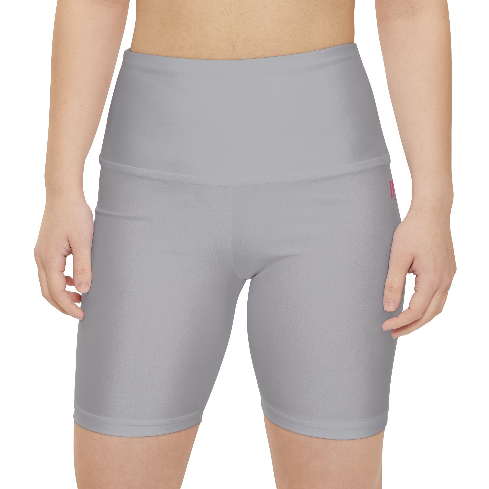 Bonita Vibes: BV Collection Women's Light Grey Workout Shorts | Comfortable Athletic Wear, Fitness Apparel, Gym Shorts, Summer Activewear, Casual Style - My Bonita Vibes