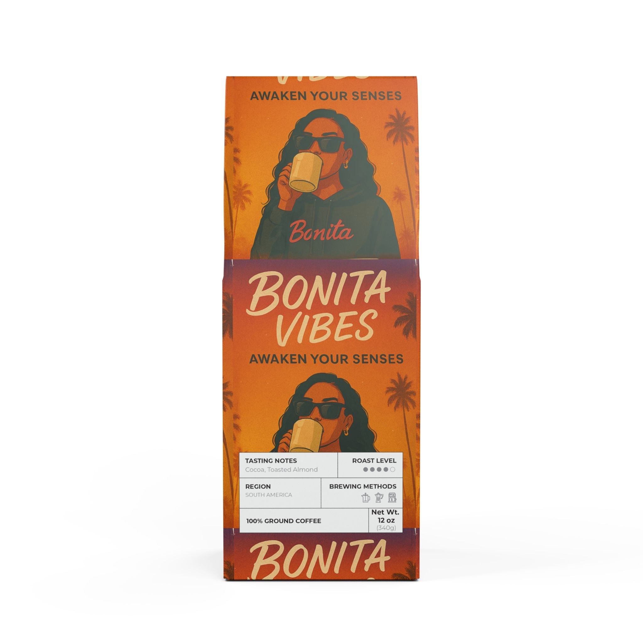 Bonita Vibes Premium Coffee Blend (Medium - Dark Roast) - My Bonita Vibes