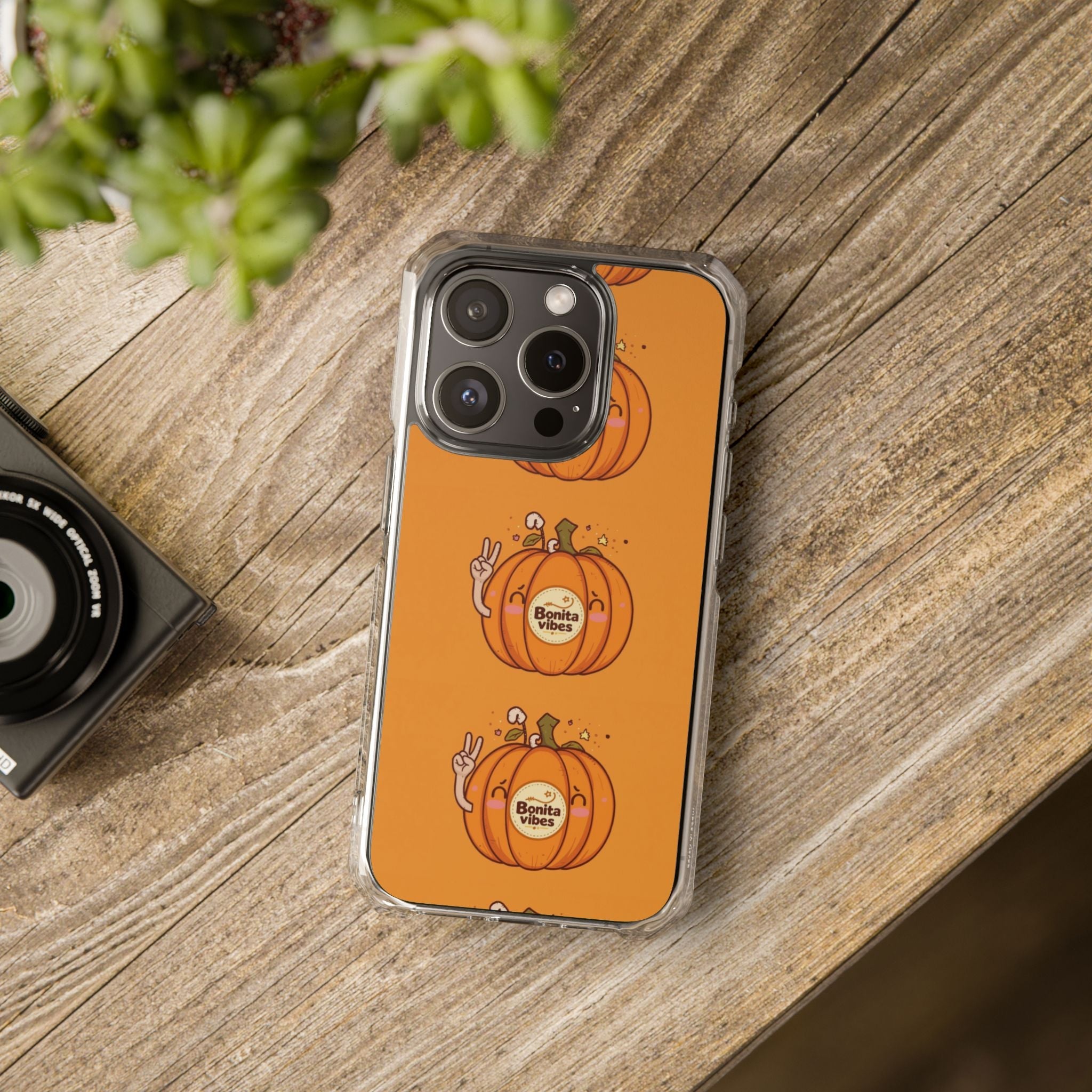 Bonita Vibes: Pumpkin Vibes Magnetic IPhone Case - My Bonita Vibes