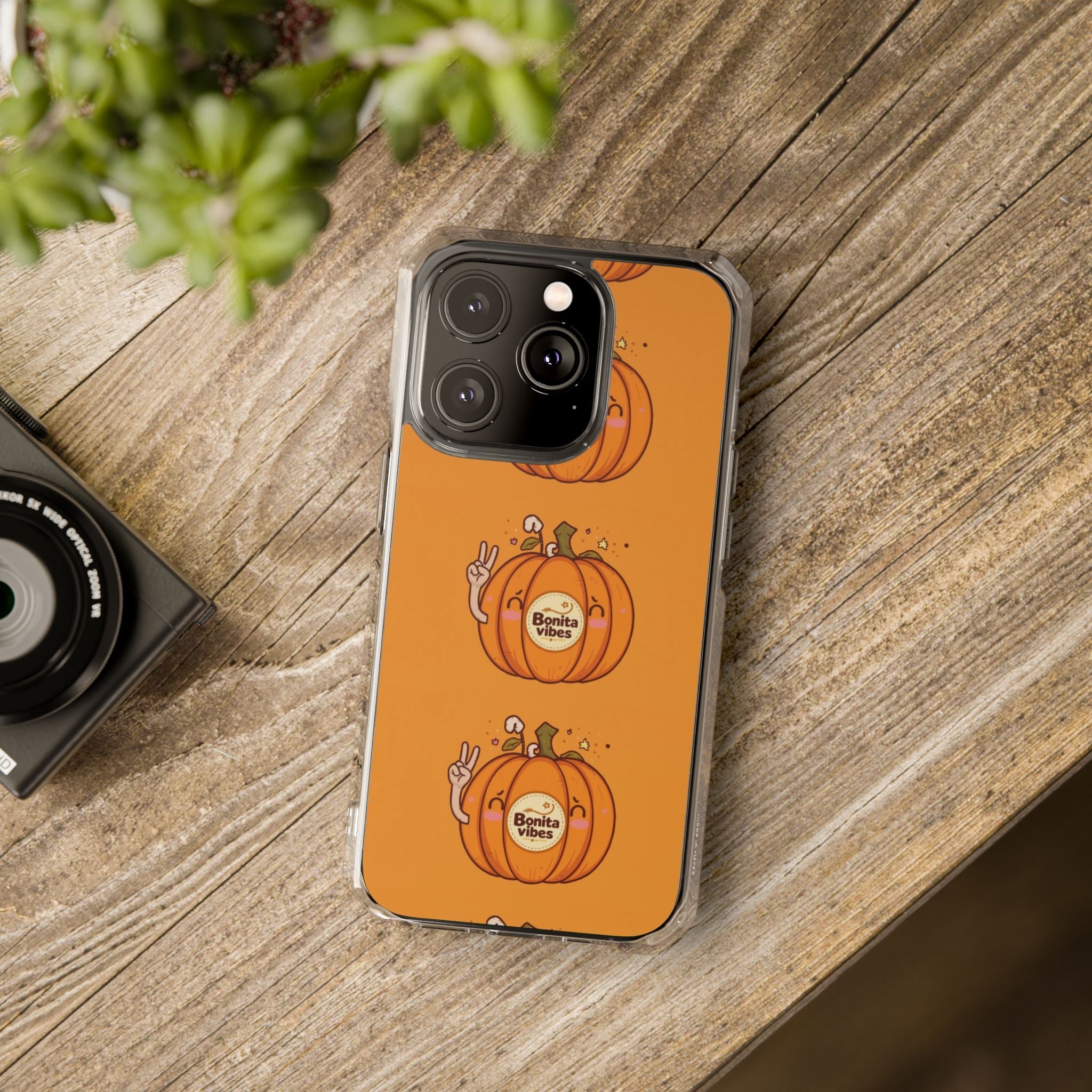 Bonita Vibes: Pumpkin Vibes Magnetic IPhone Case - My Bonita Vibes