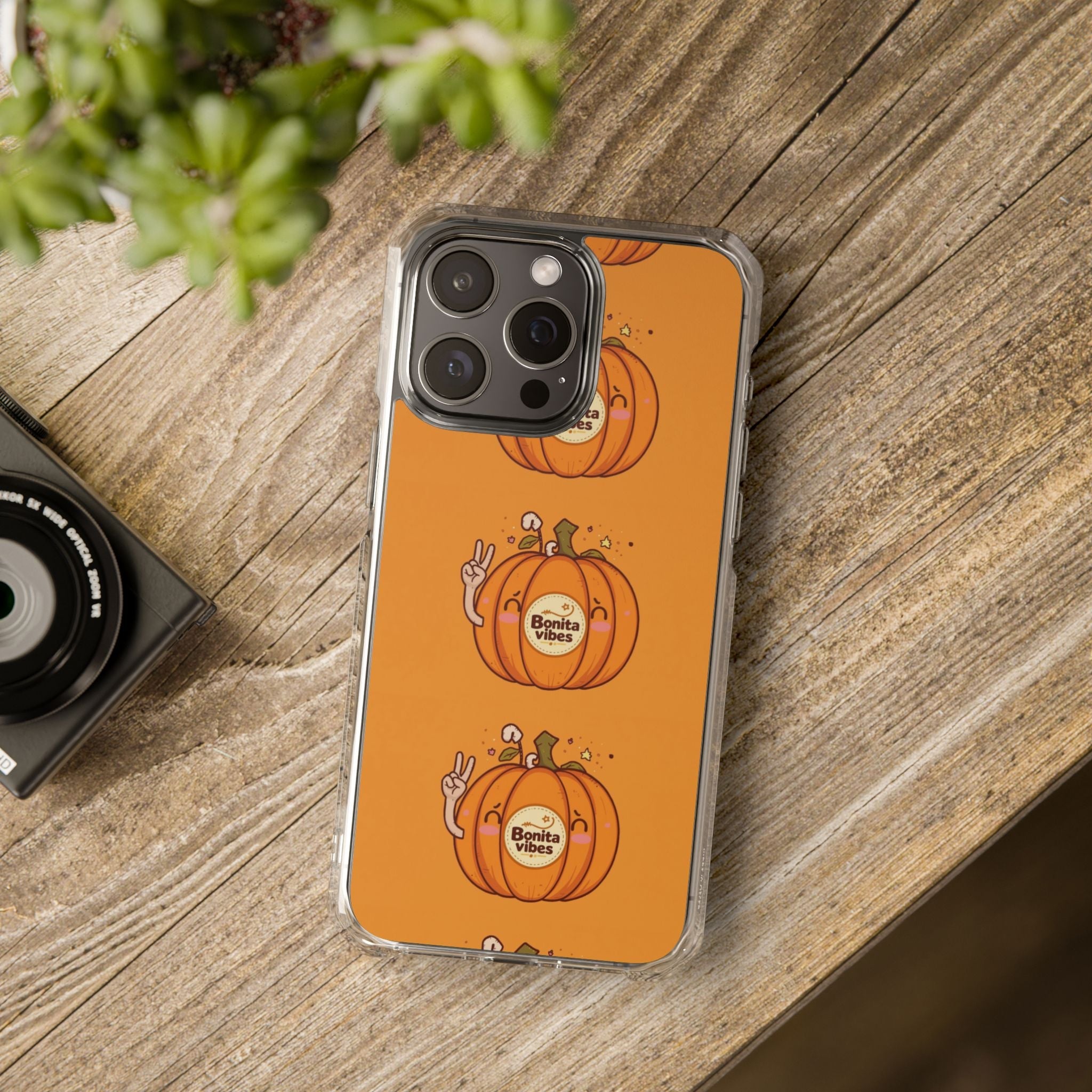 Bonita Vibes: Pumpkin Vibes Magnetic IPhone Case - My Bonita Vibes