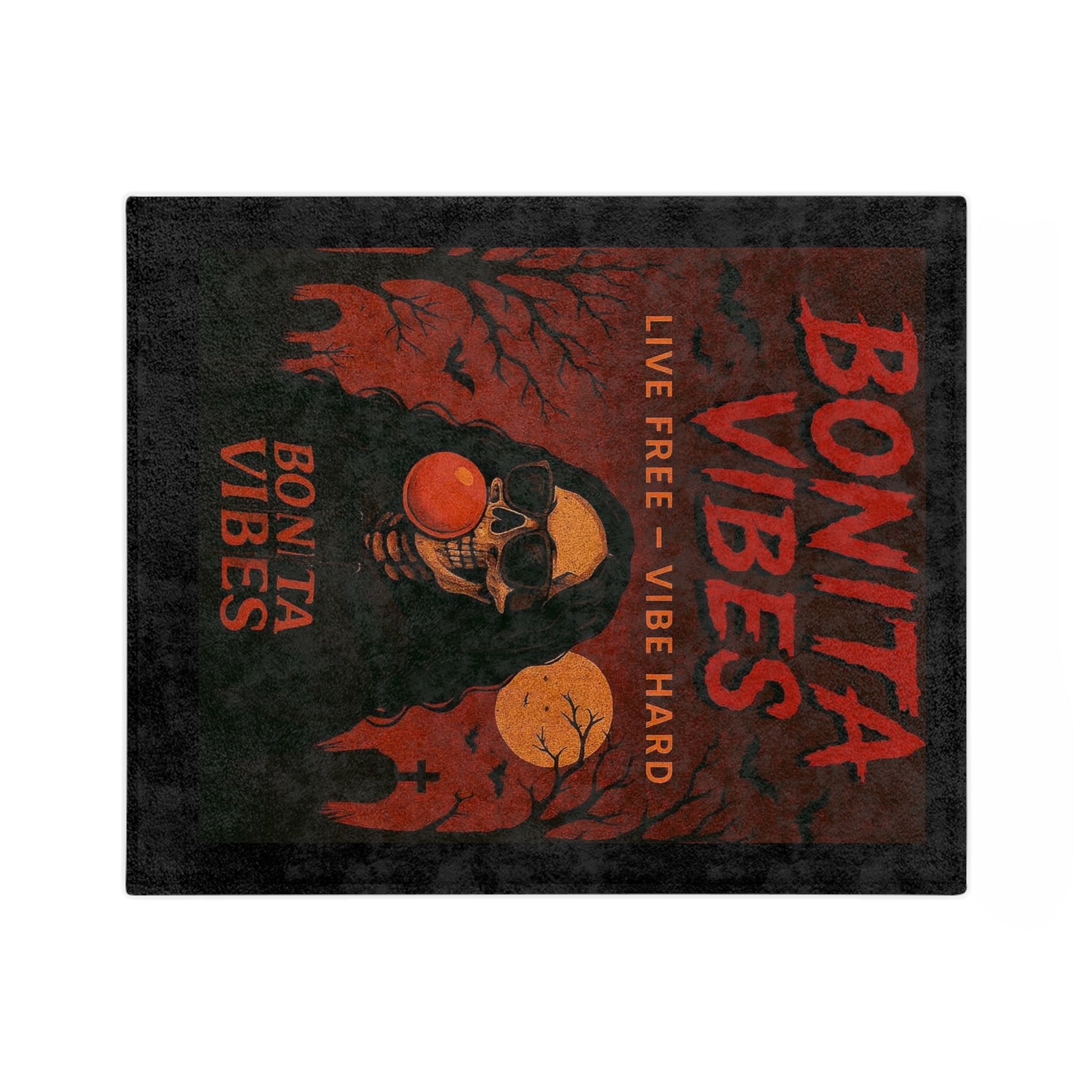 Bonita Vibes: Spooky Halloween Velveteen Blanket - My Bonita Vibes