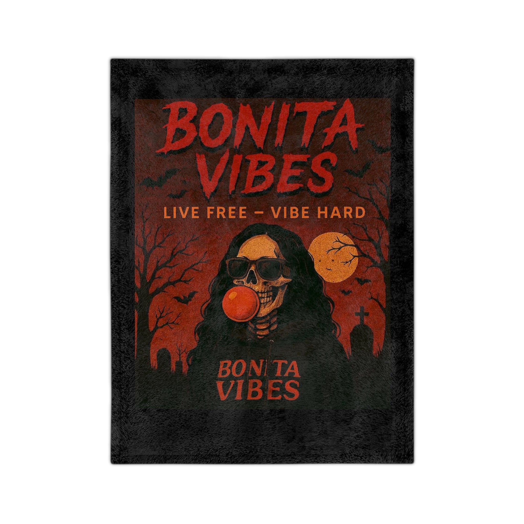 Bonita Vibes: Spooky Halloween Velveteen Blanket - My Bonita Vibes