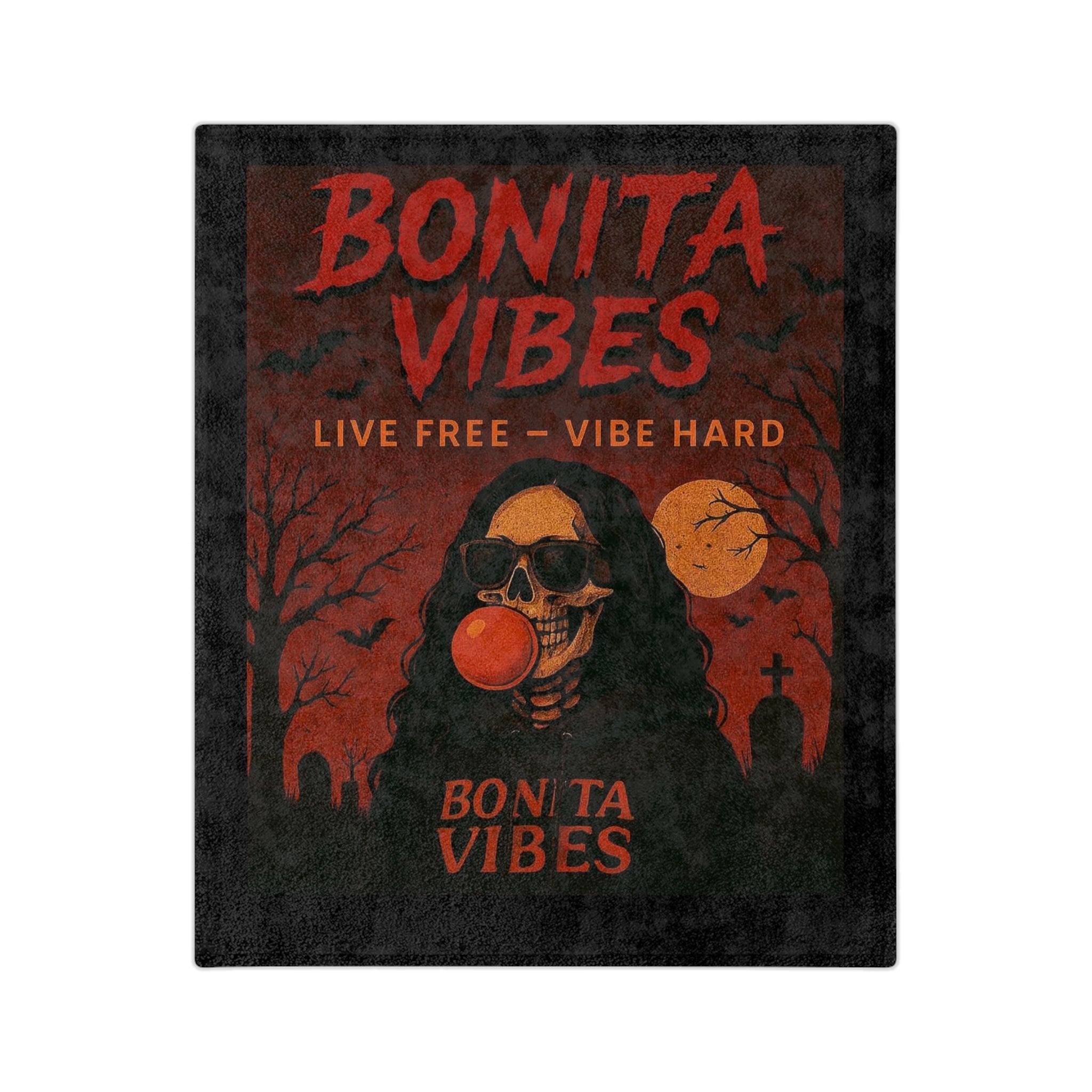 Bonita Vibes: Spooky Halloween Velveteen Blanket - My Bonita Vibes