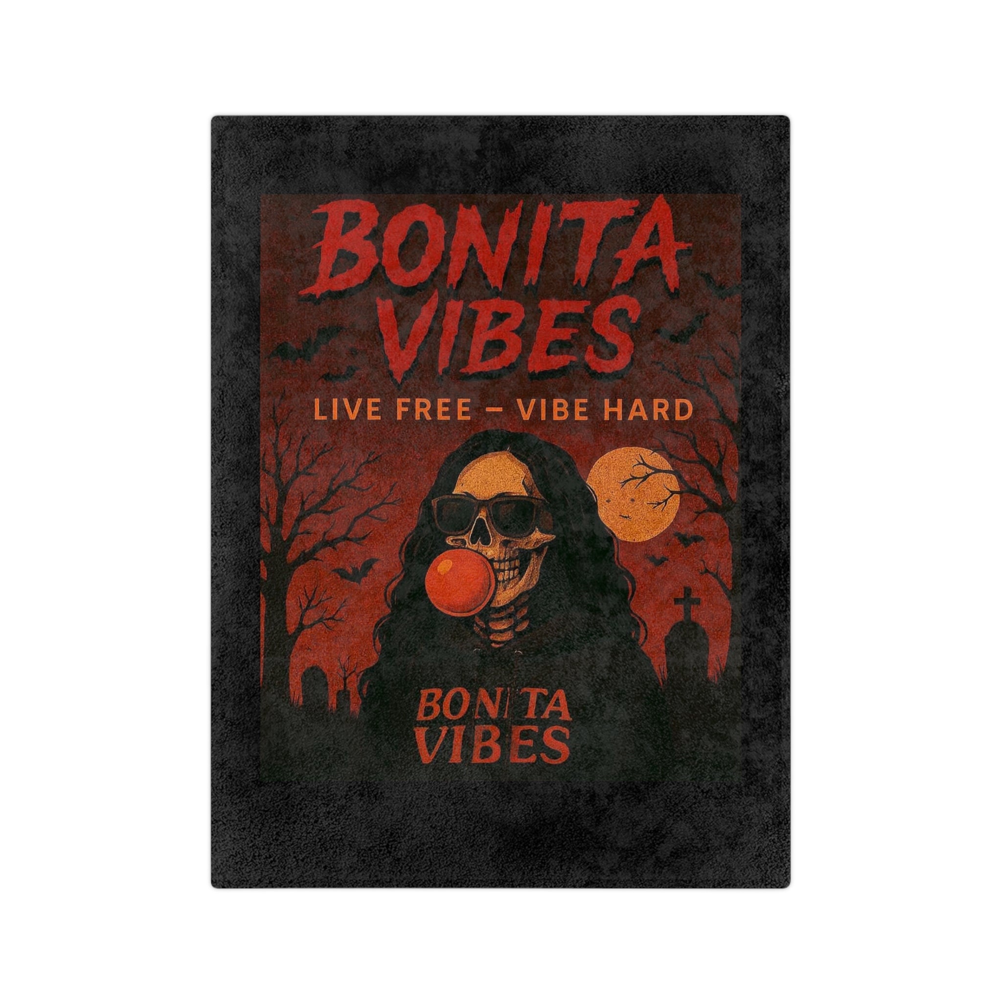 Bonita Vibes: Spooky Halloween Velveteen Blanket - My Bonita Vibes