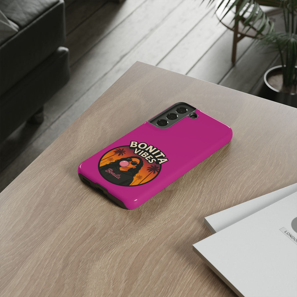 Bonita Vibes: Sunset Sway Pink Phone Case, For all the Trendsetters, Stylish for all Vibes - My Bonita Vibes