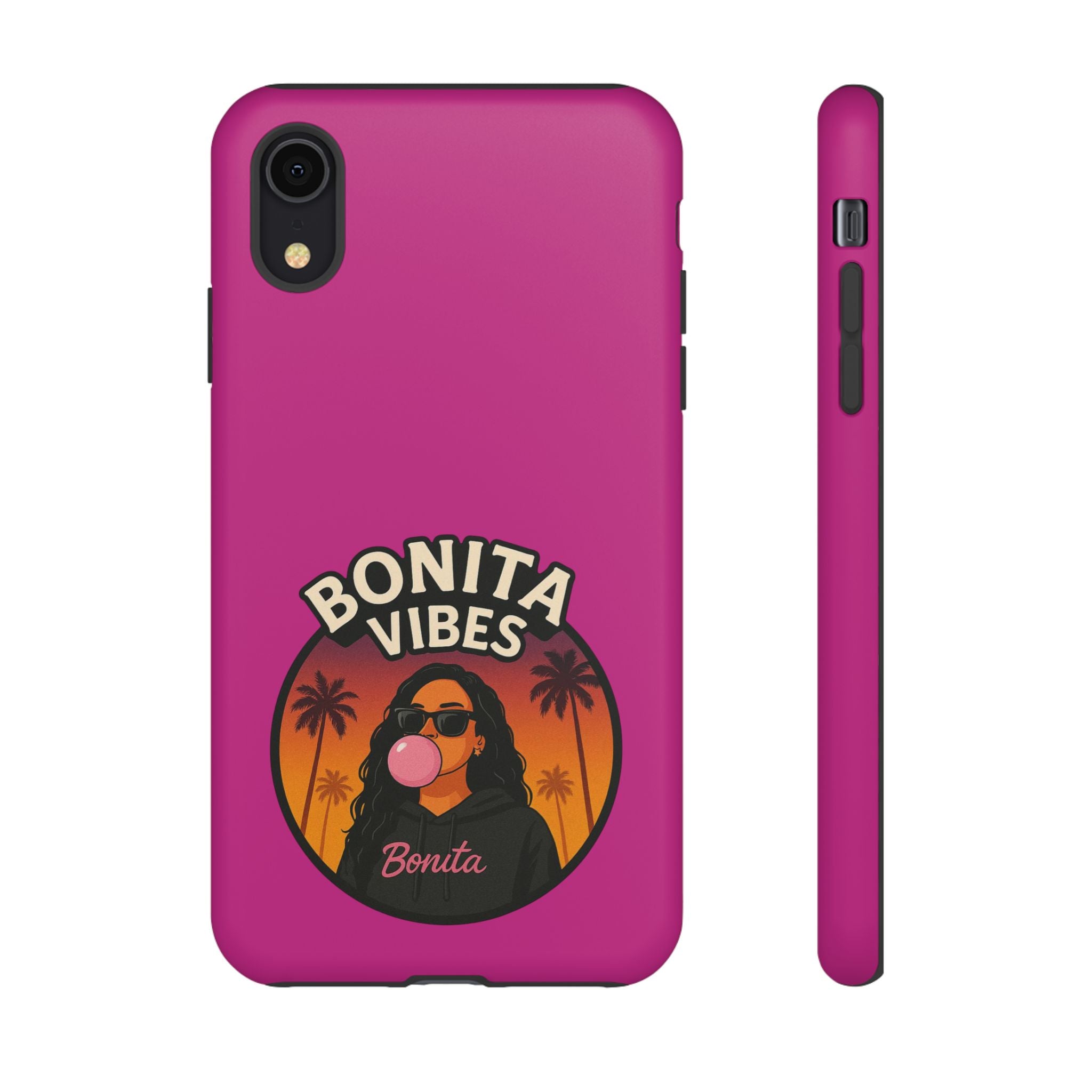 Bonita Vibes: Sunset Sway Pink Phone Case, For all the Trendsetters, Stylish for all Vibes - My Bonita Vibes