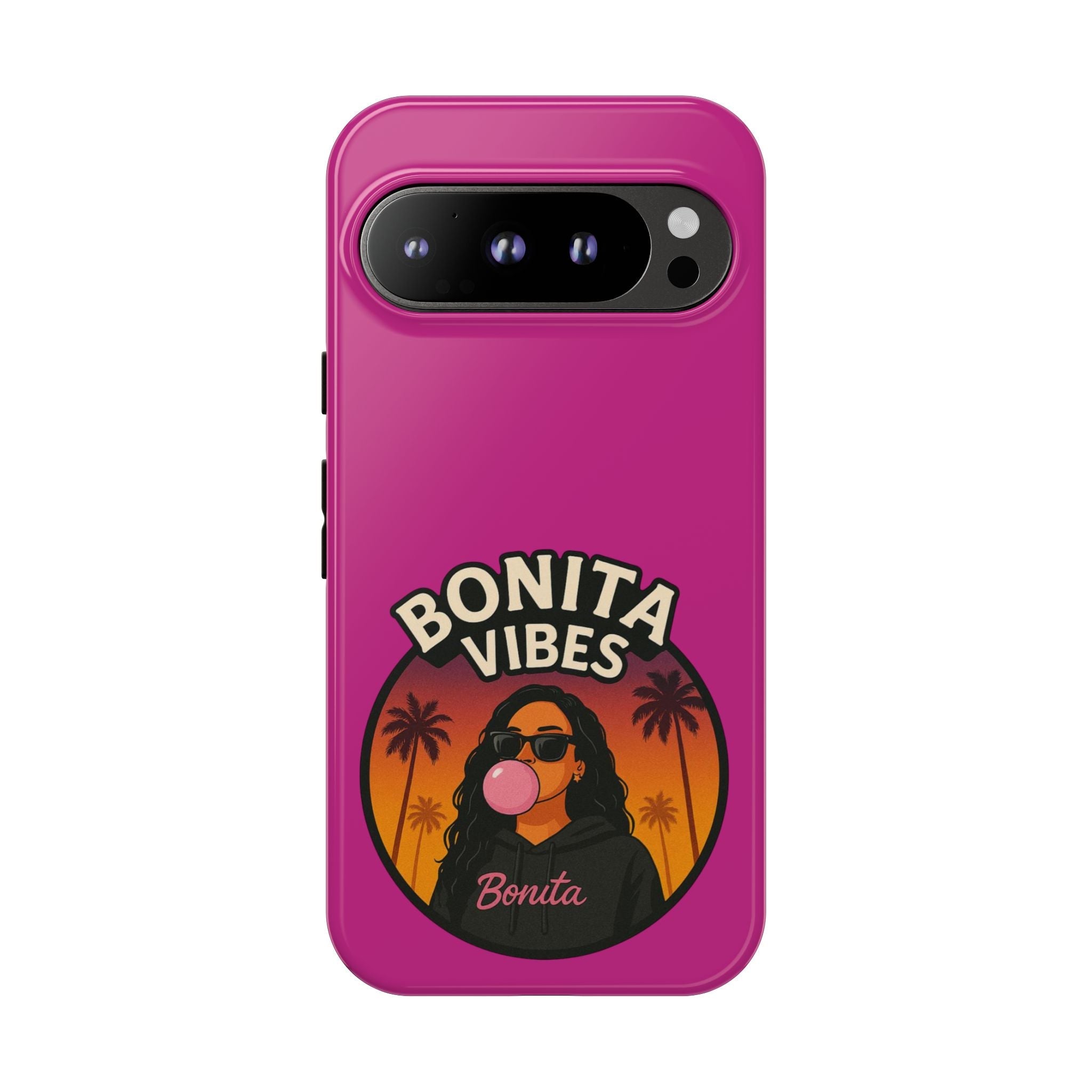 Bonita Vibes: Sunset Sway Pink Phone Case, For all the Trendsetters, Stylish for all Vibes - My Bonita Vibes