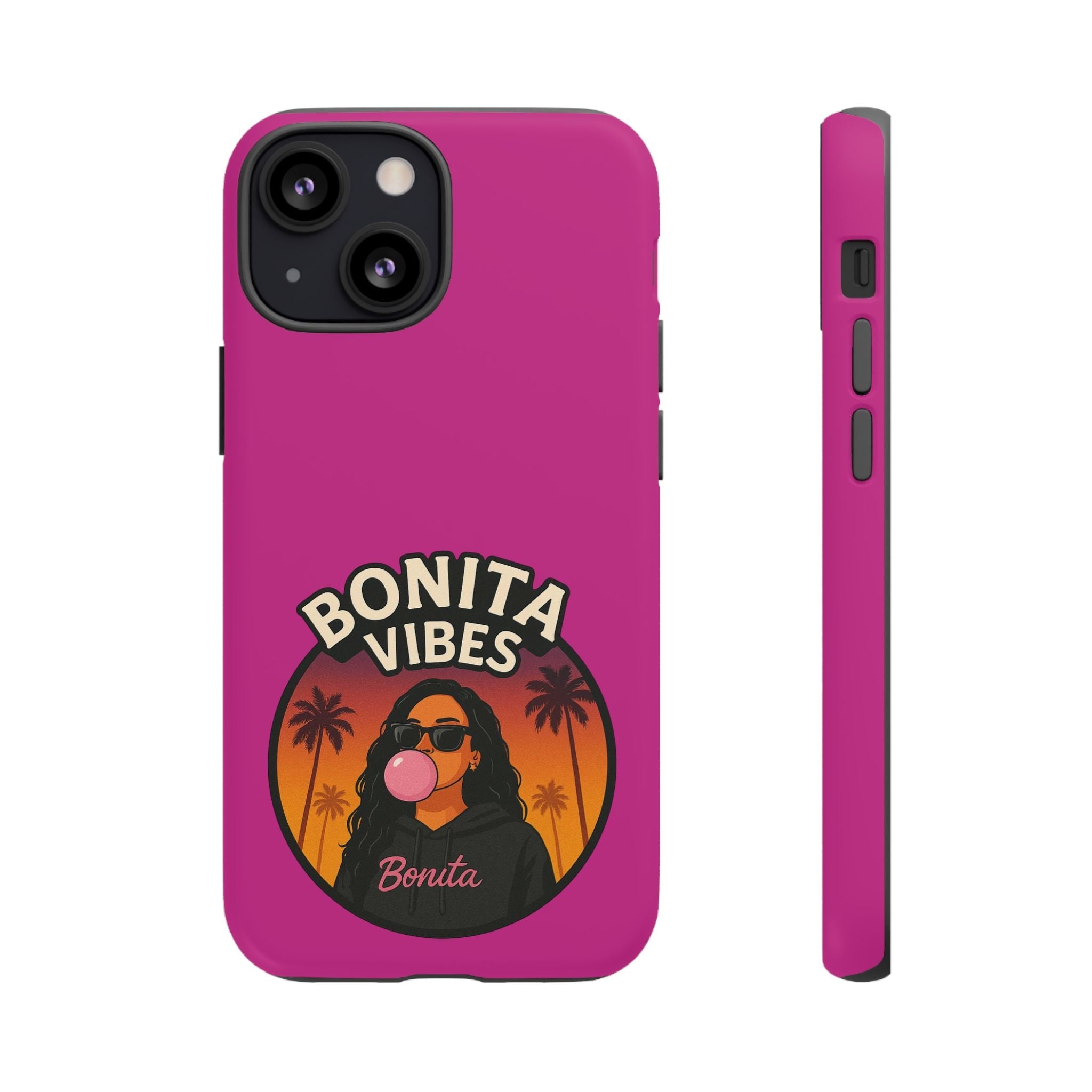 Bonita Vibes: Sunset Sway Pink Phone Case, For all the Trendsetters, Stylish for all Vibes - My Bonita Vibes