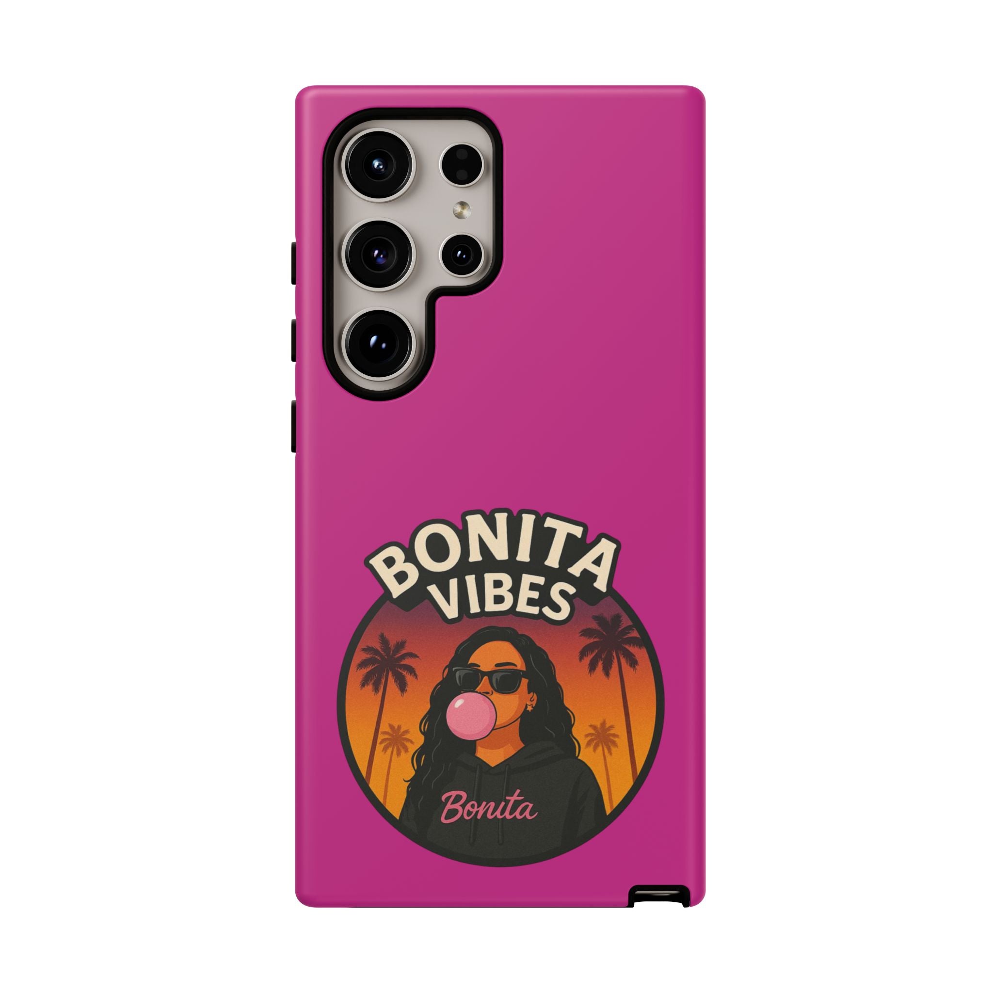 Bonita Vibes: Sunset Sway Pink Phone Case, For all the Trendsetters, Stylish for all Vibes - My Bonita Vibes