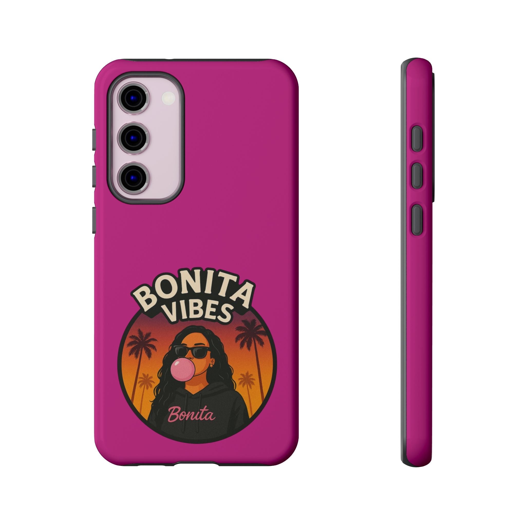 Bonita Vibes: Sunset Sway Pink Phone Case, For all the Trendsetters, Stylish for all Vibes - My Bonita Vibes