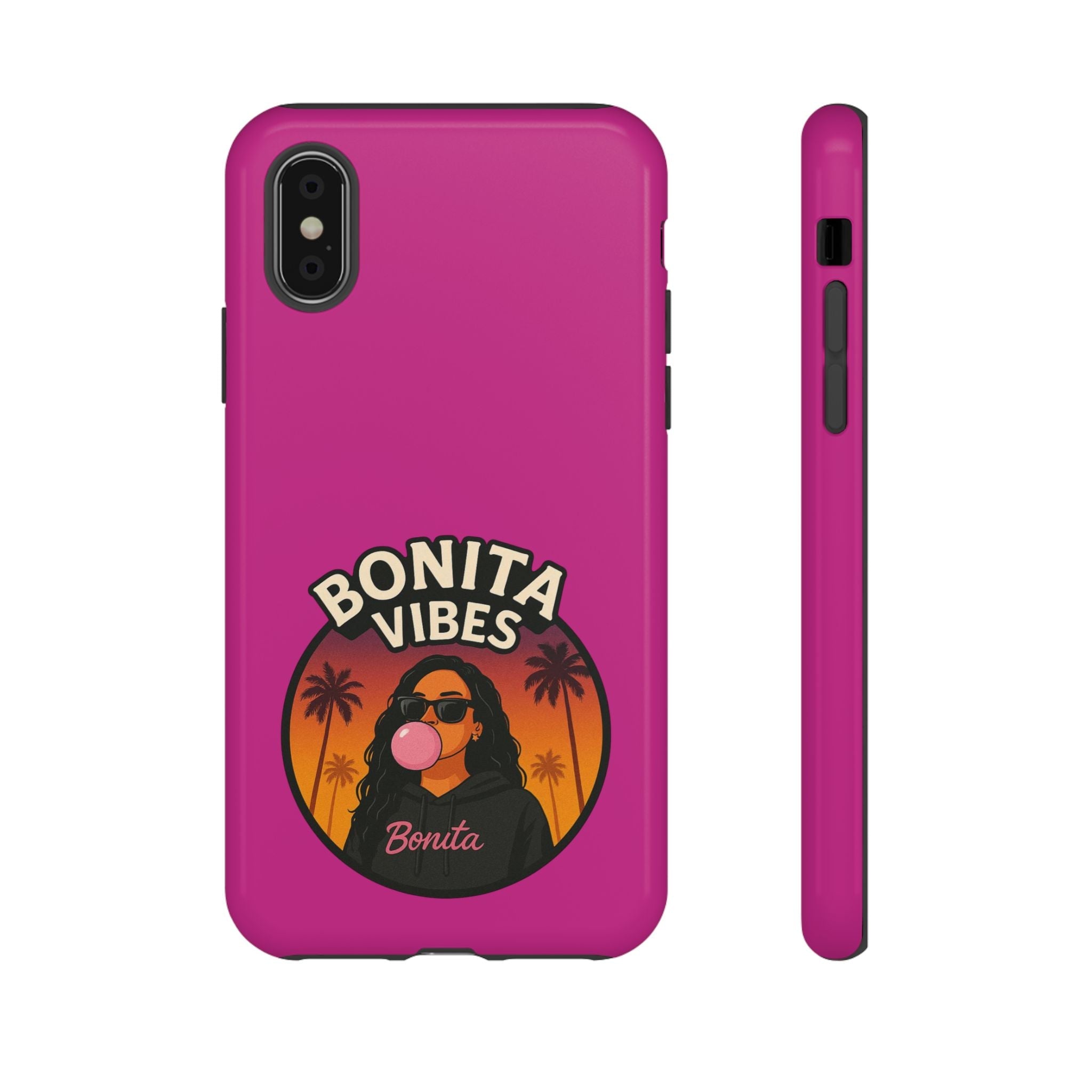 Bonita Vibes: Sunset Sway Pink Phone Case, For all the Trendsetters, Stylish for all Vibes - My Bonita Vibes