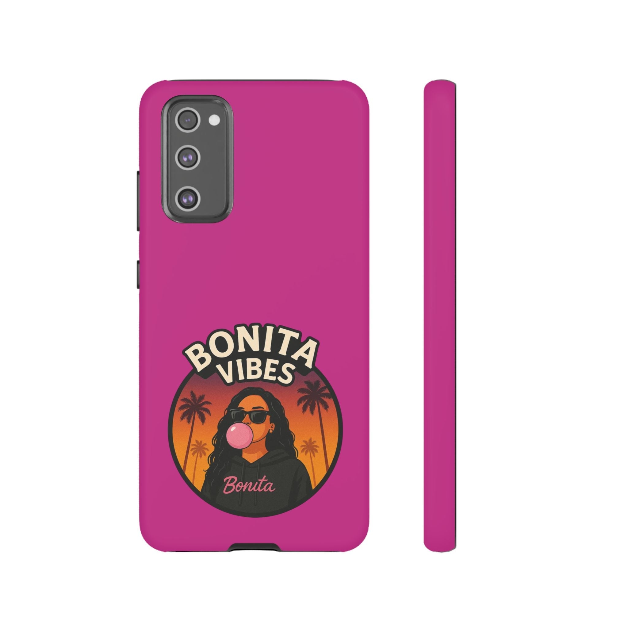 Bonita Vibes: Sunset Sway Pink Phone Case, For all the Trendsetters, Stylish for all Vibes - My Bonita Vibes