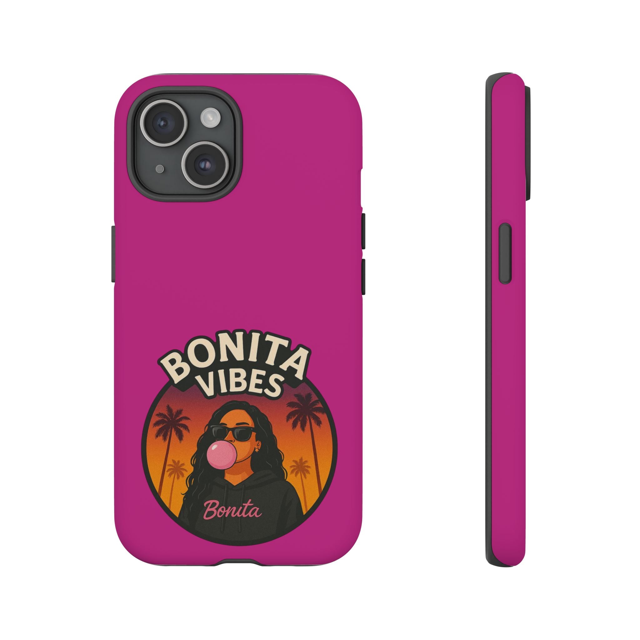 Bonita Vibes: Sunset Sway Pink Phone Case, For all the Trendsetters, Stylish for all Vibes - My Bonita Vibes