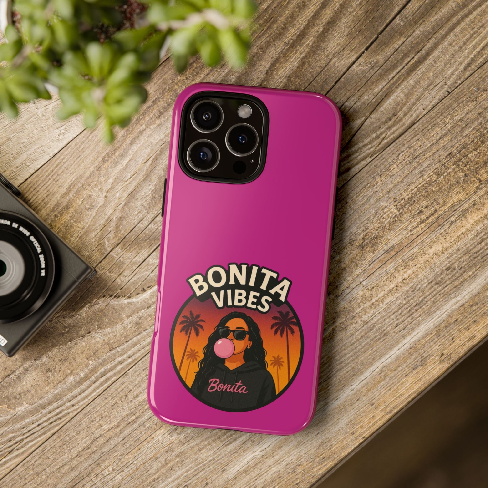 Bonita Vibes: Sunset Sway Pink Phone Case, For all the Trendsetters, Stylish for all Vibes - My Bonita Vibes