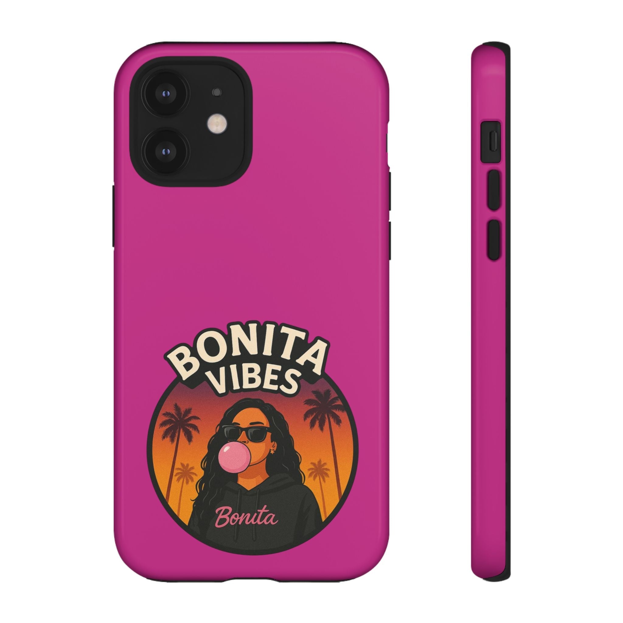 Bonita Vibes: Sunset Sway Pink Phone Case, For all the Trendsetters, Stylish for all Vibes - My Bonita Vibes