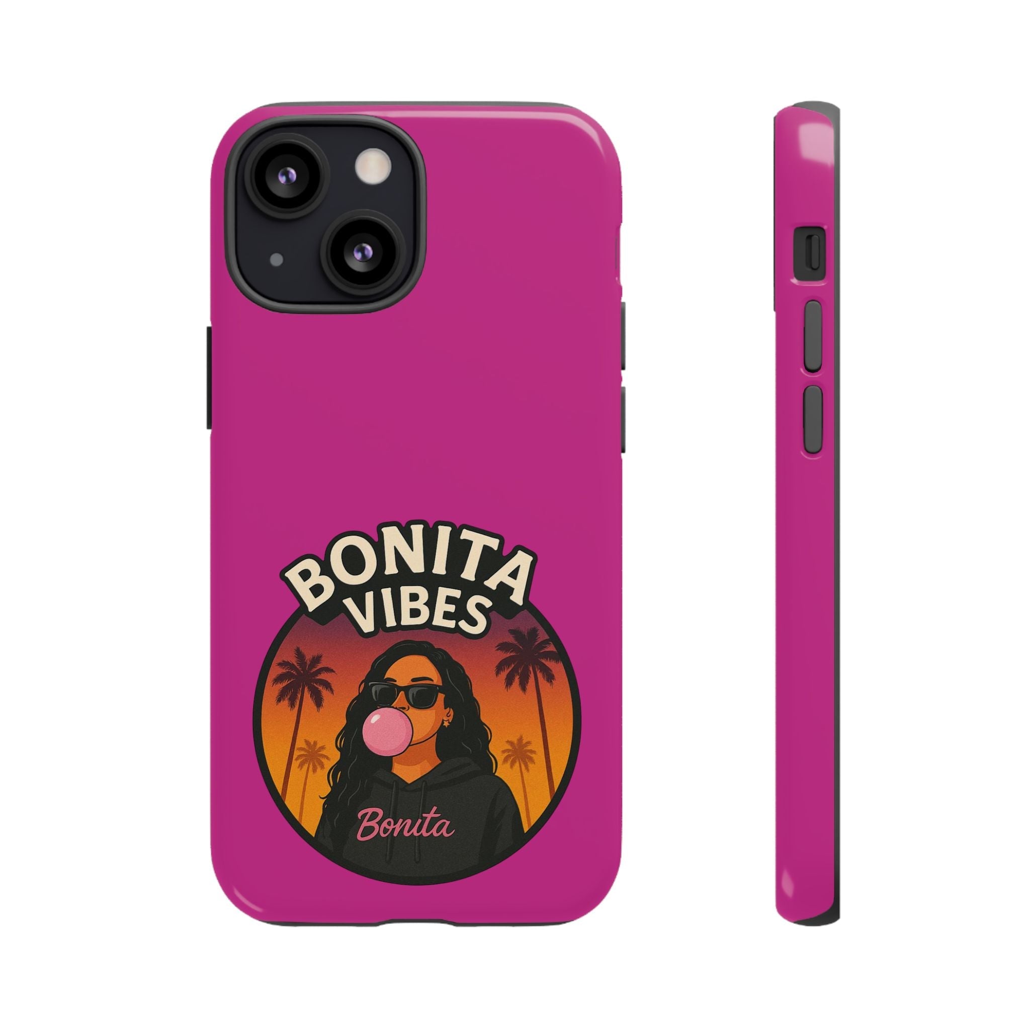 Bonita Vibes: Sunset Sway Pink Phone Case, For all the Trendsetters, Stylish for all Vibes - My Bonita Vibes