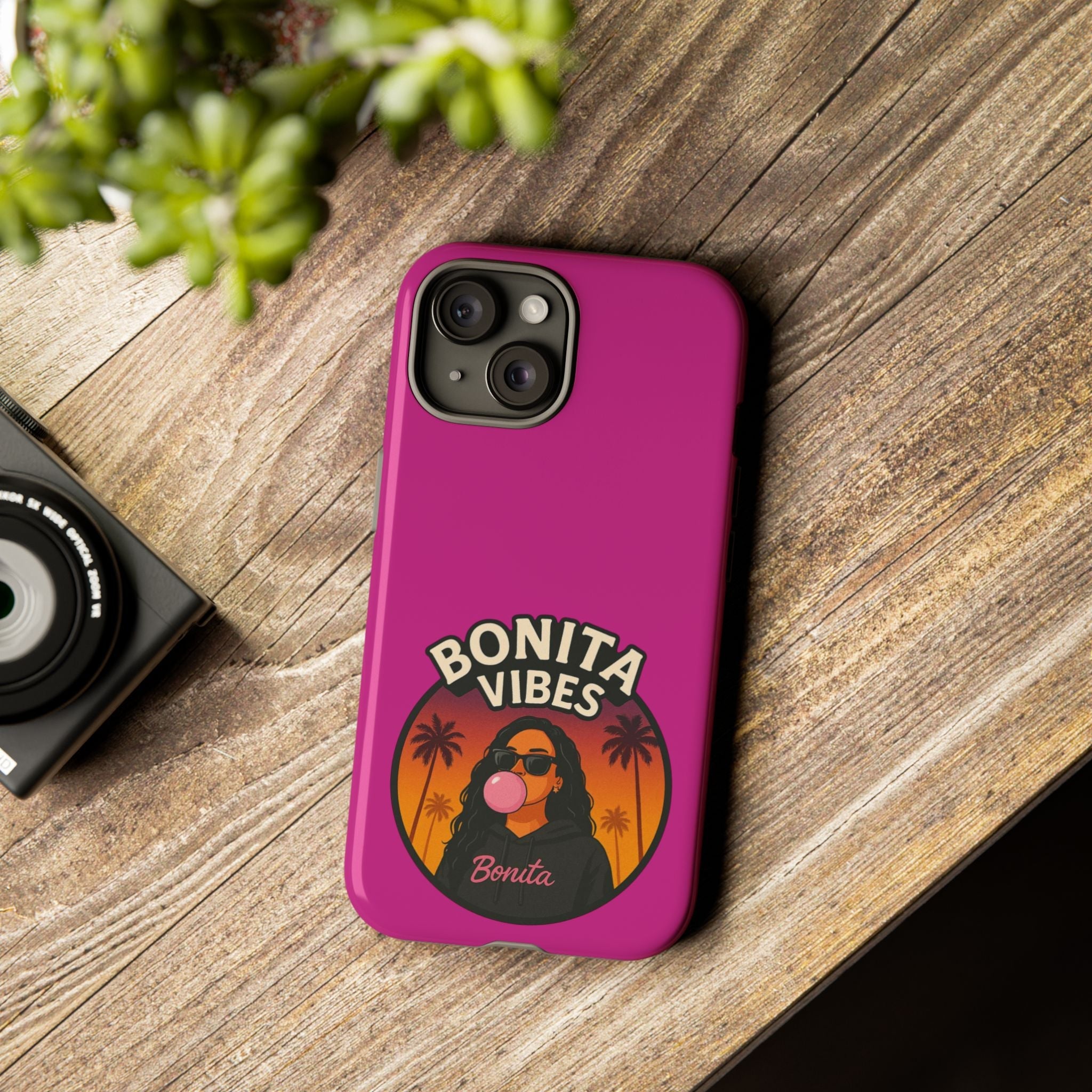 Bonita Vibes: Sunset Sway Pink Phone Case, For all the Trendsetters, Stylish for all Vibes - My Bonita Vibes