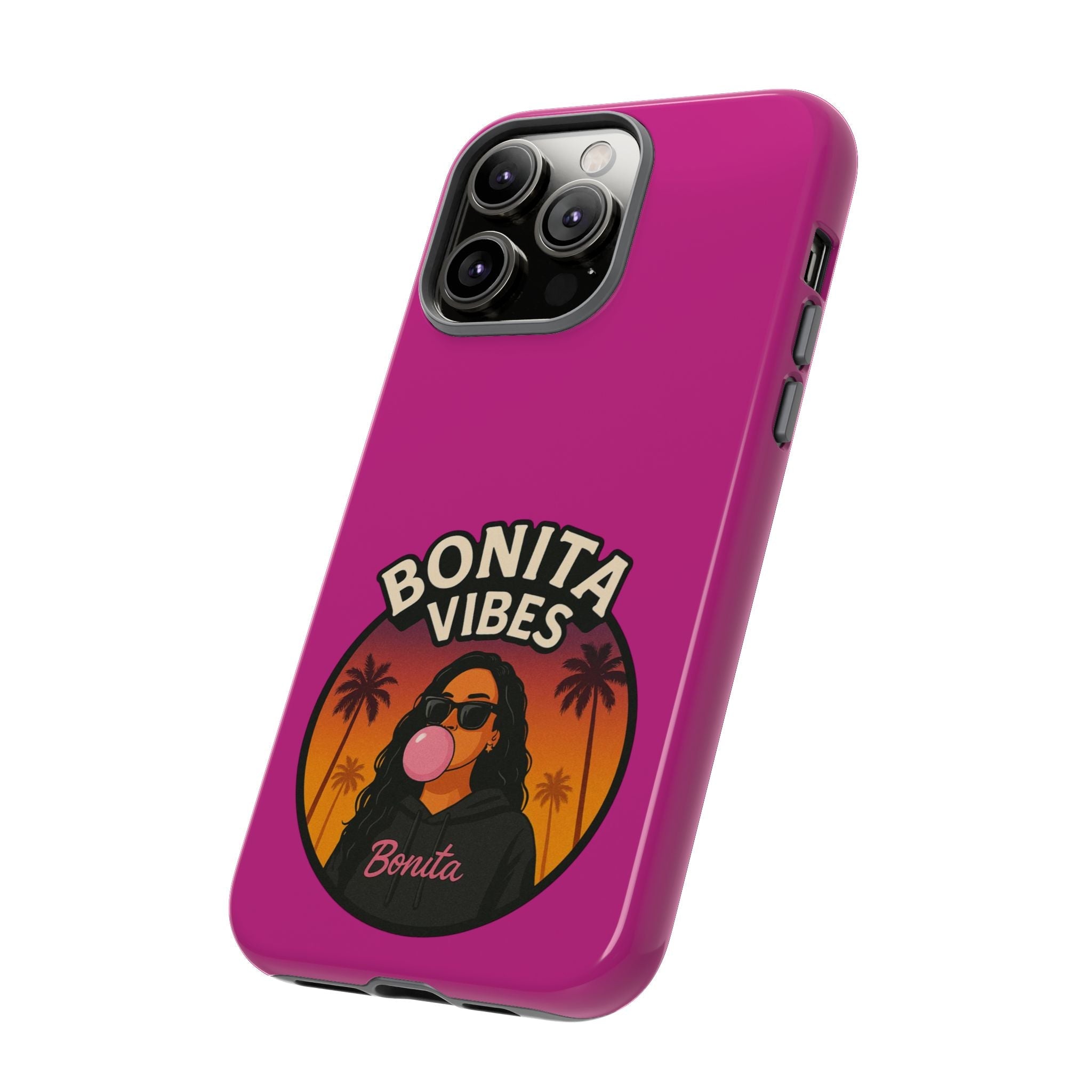 Bonita Vibes: Sunset Sway Pink Phone Case, For all the Trendsetters, Stylish for all Vibes - My Bonita Vibes