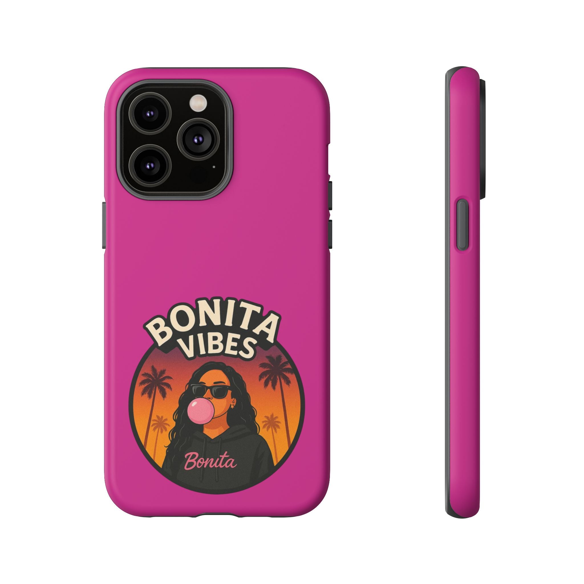 Bonita Vibes: Sunset Sway Pink Phone Case, For all the Trendsetters, Stylish for all Vibes - My Bonita Vibes