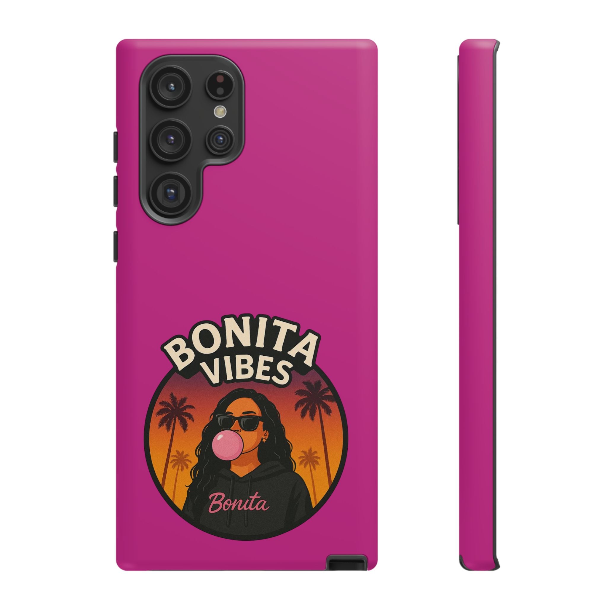 Bonita Vibes: Sunset Sway Pink Phone Case, For all the Trendsetters, Stylish for all Vibes - My Bonita Vibes