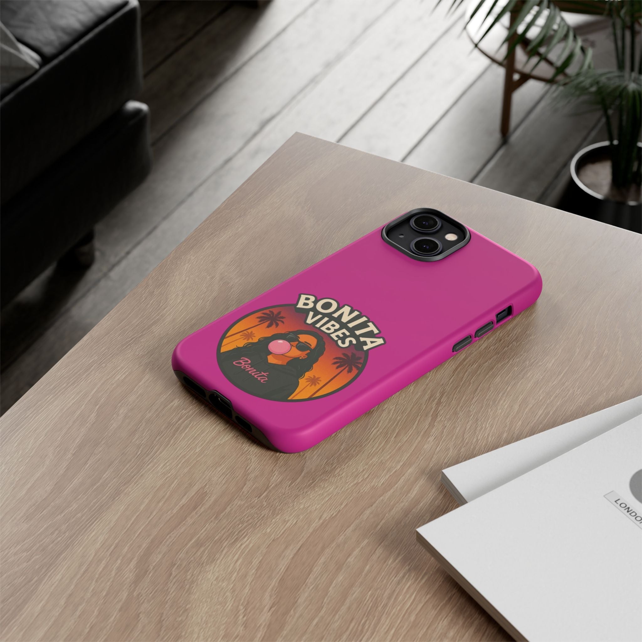 Bonita Vibes: Sunset Sway Pink Phone Case, For all the Trendsetters, Stylish for all Vibes - My Bonita Vibes