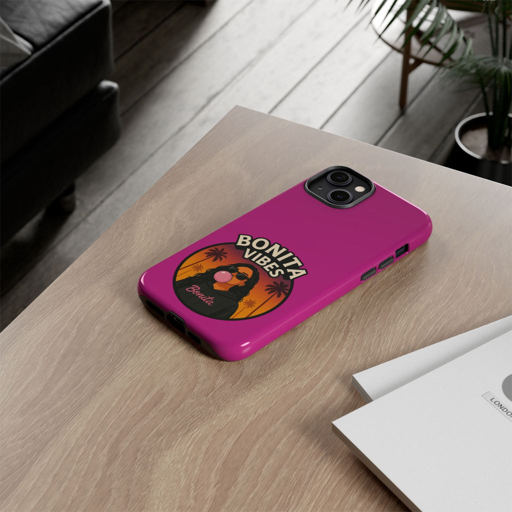 Bonita Vibes: Sunset Sway Pink Phone Case, For all the Trendsetters, Stylish for all Vibes - My Bonita Vibes