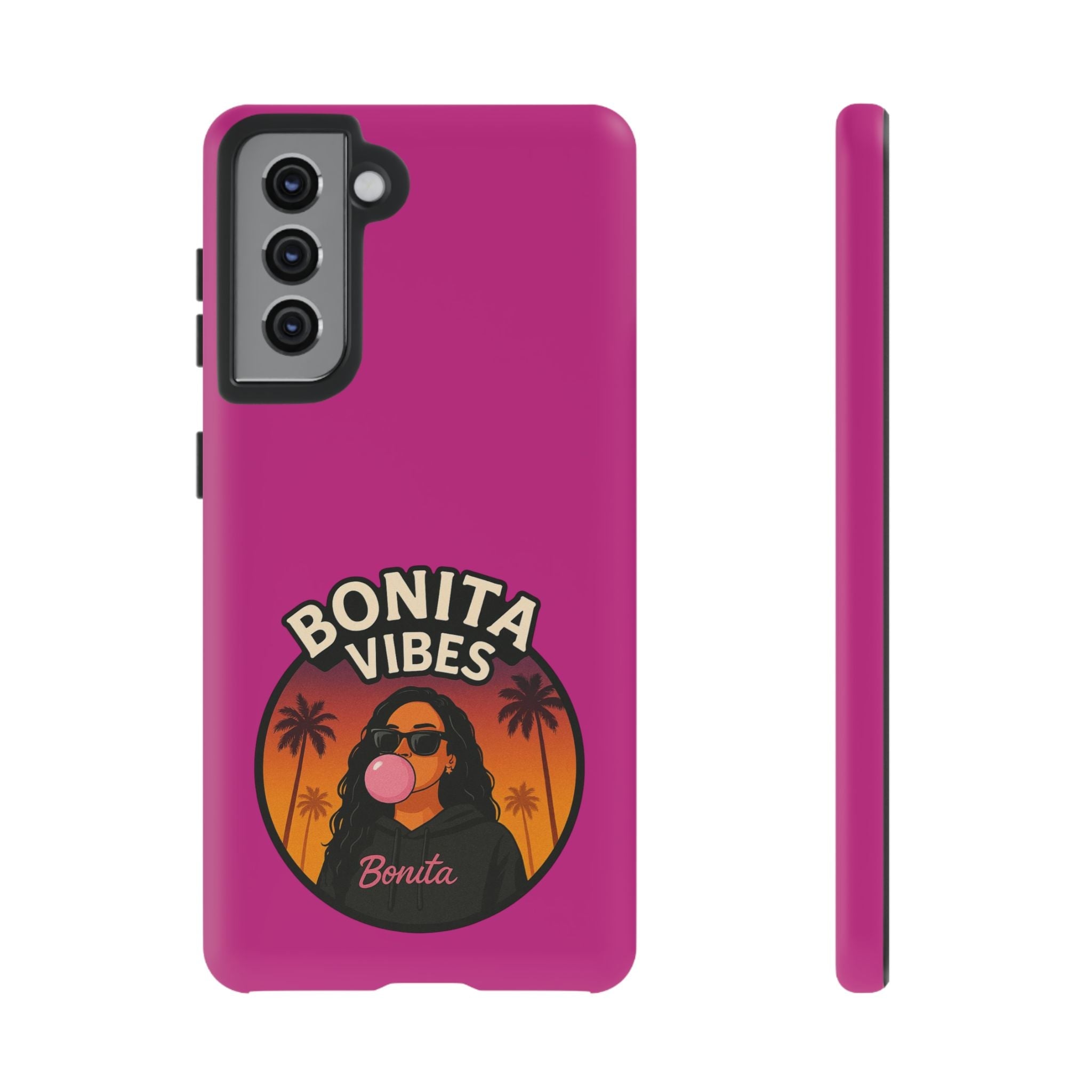 Bonita Vibes: Sunset Sway Pink Phone Case, For all the Trendsetters, Stylish for all Vibes - My Bonita Vibes