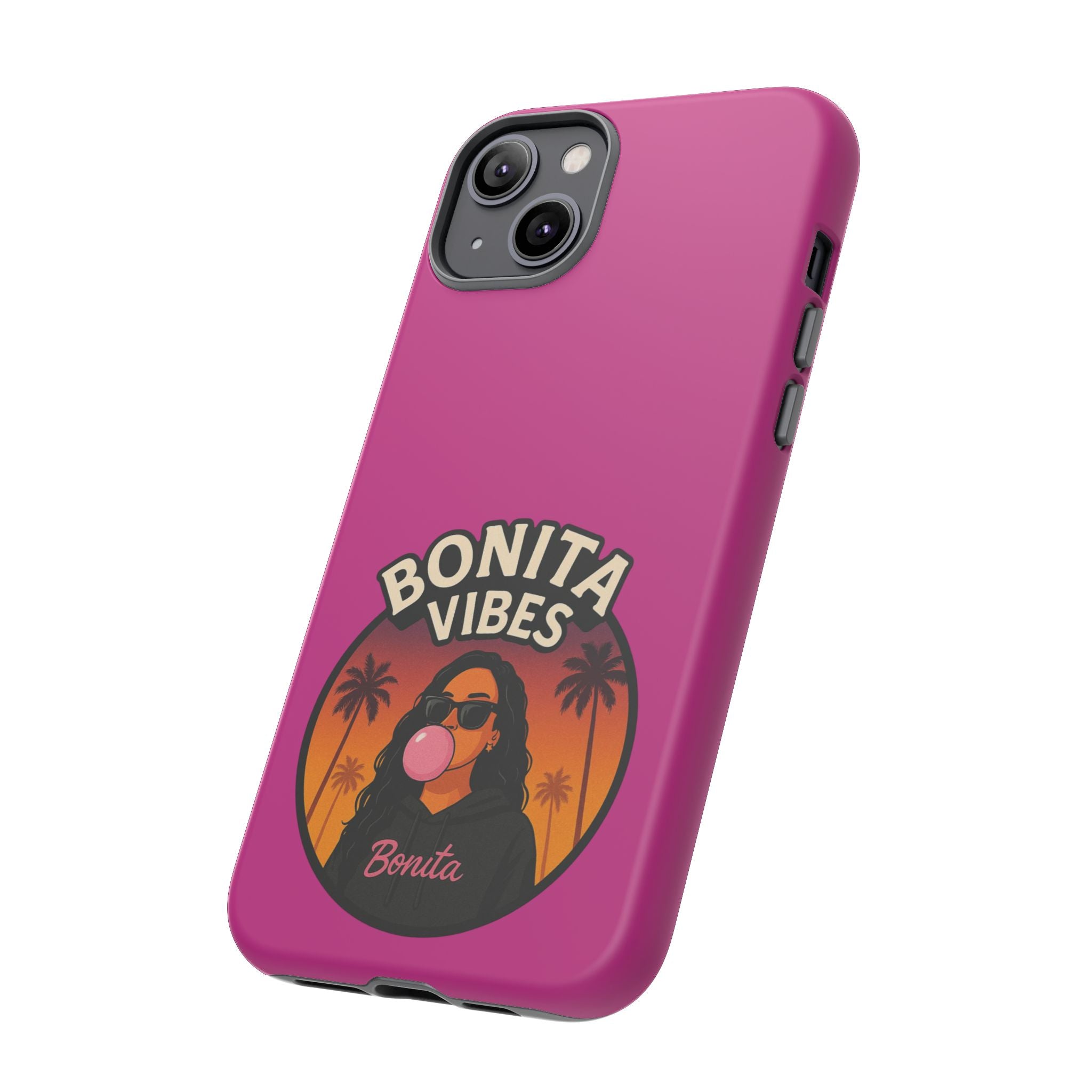 Bonita Vibes: Sunset Sway Pink Phone Case, For all the Trendsetters, Stylish for all Vibes - My Bonita Vibes