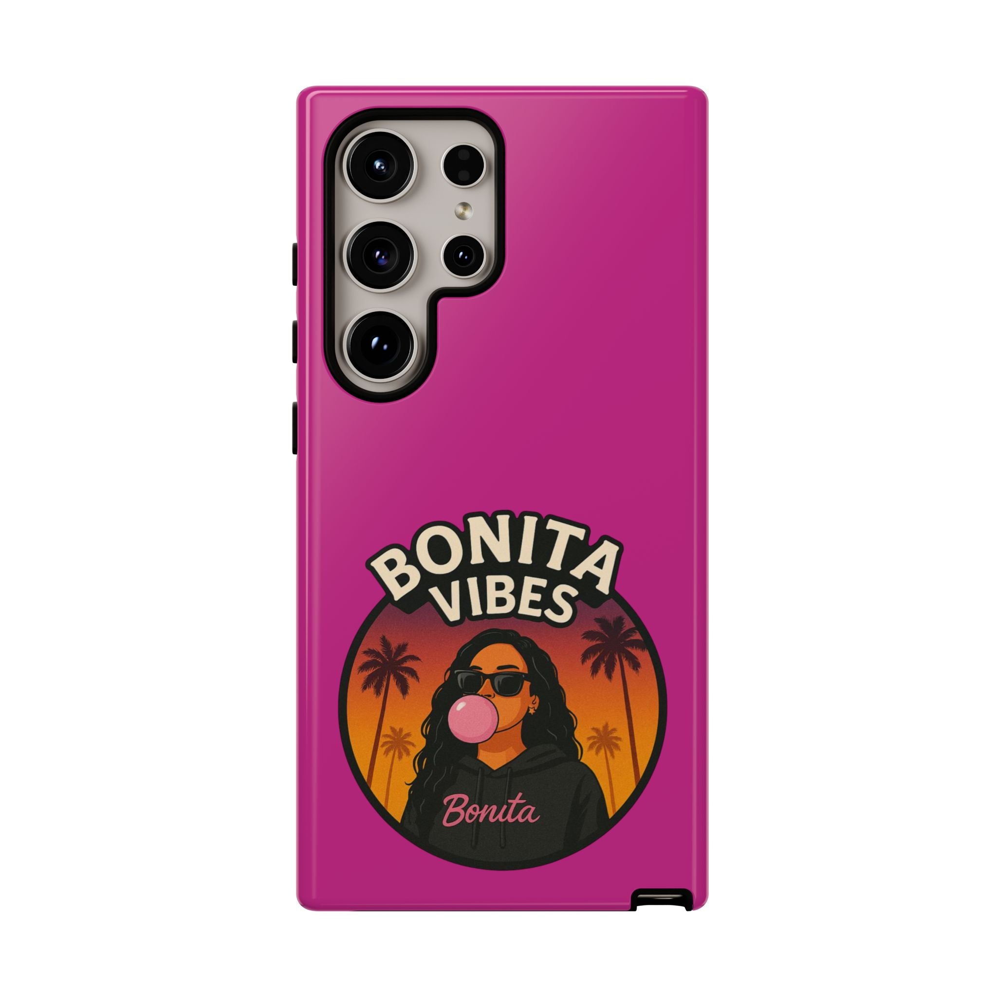 Bonita Vibes: Sunset Sway Pink Phone Case, For all the Trendsetters, Stylish for all Vibes - My Bonita Vibes