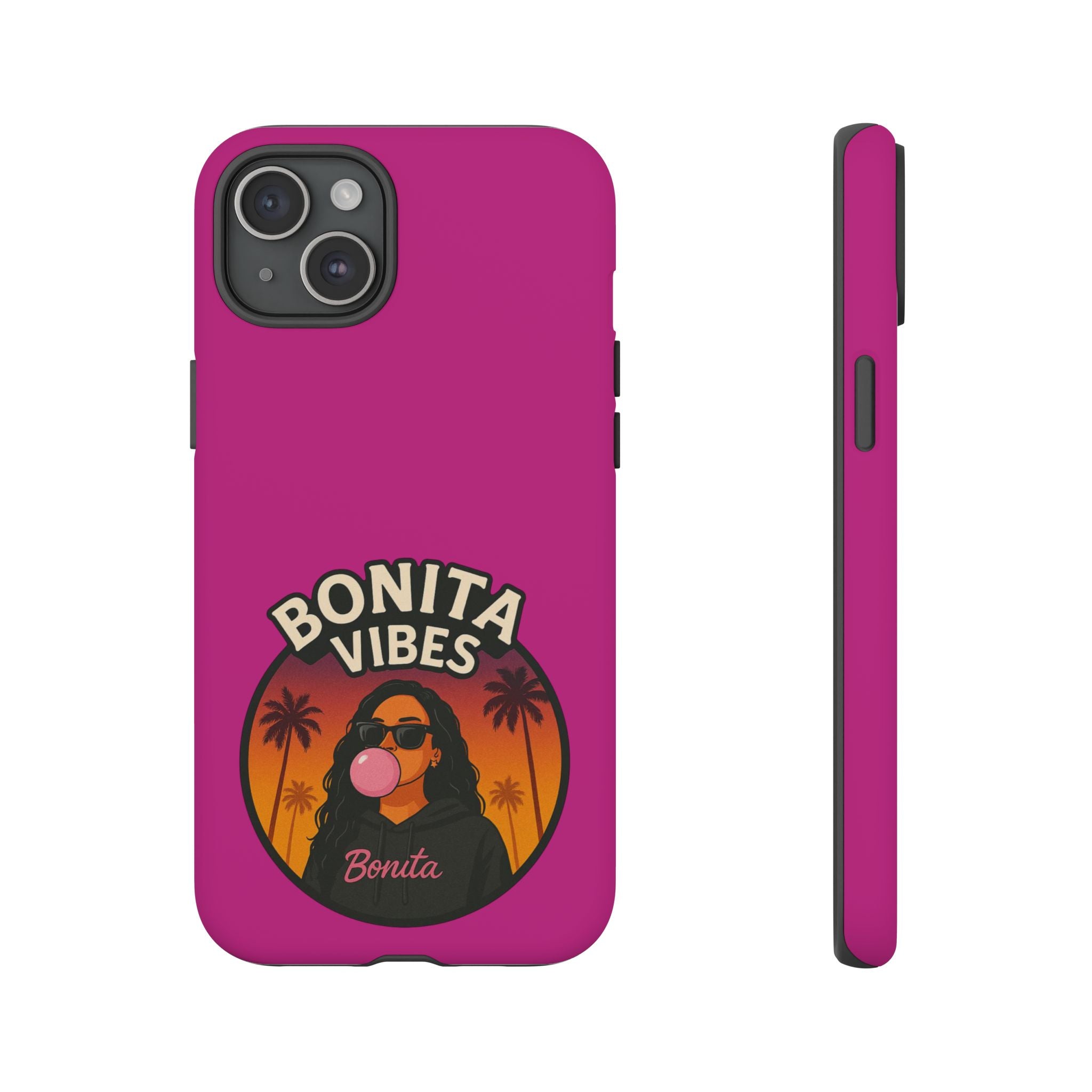 Bonita Vibes: Sunset Sway Pink Phone Case, For all the Trendsetters, Stylish for all Vibes - My Bonita Vibes