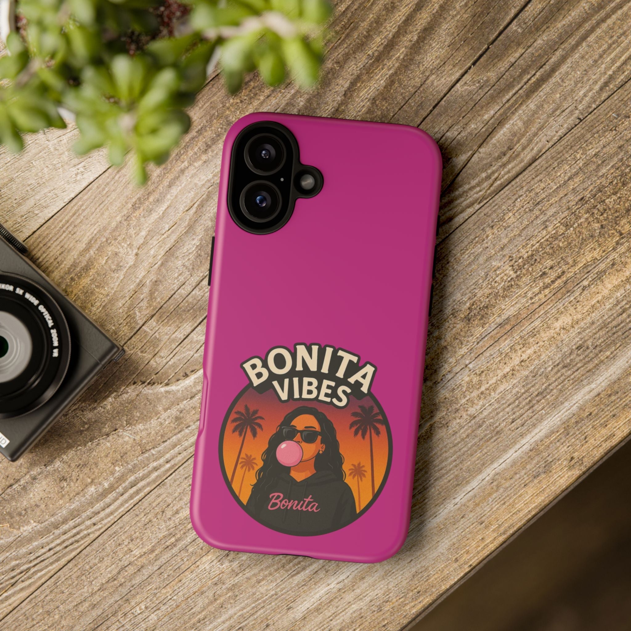 Bonita Vibes: Sunset Sway Pink Phone Case, For all the Trendsetters, Stylish for all Vibes - My Bonita Vibes