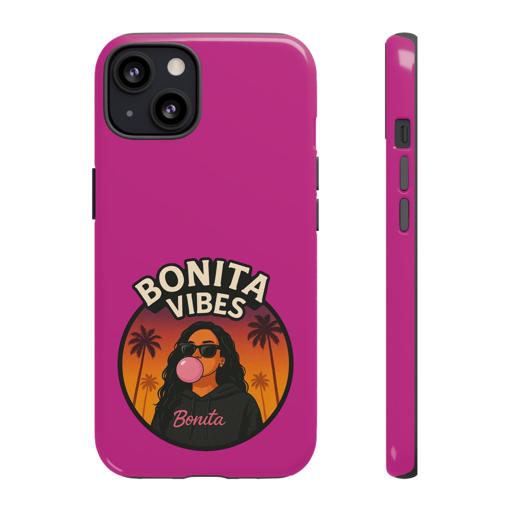 Bonita Vibes: Sunset Sway Pink Phone Case, For all the Trendsetters, Stylish for all Vibes - My Bonita Vibes