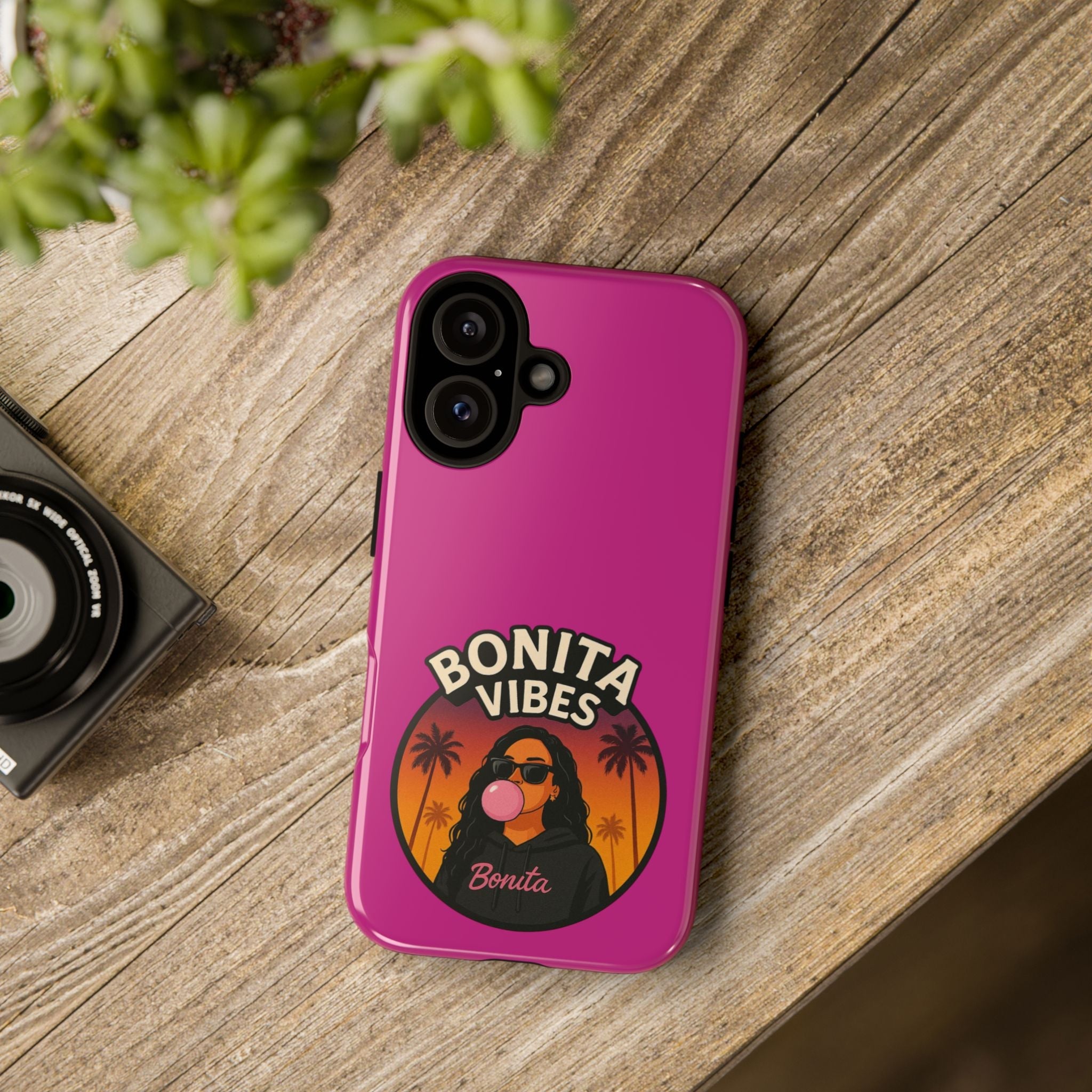Bonita Vibes: Sunset Sway Pink Phone Case, For all the Trendsetters, Stylish for all Vibes - My Bonita Vibes