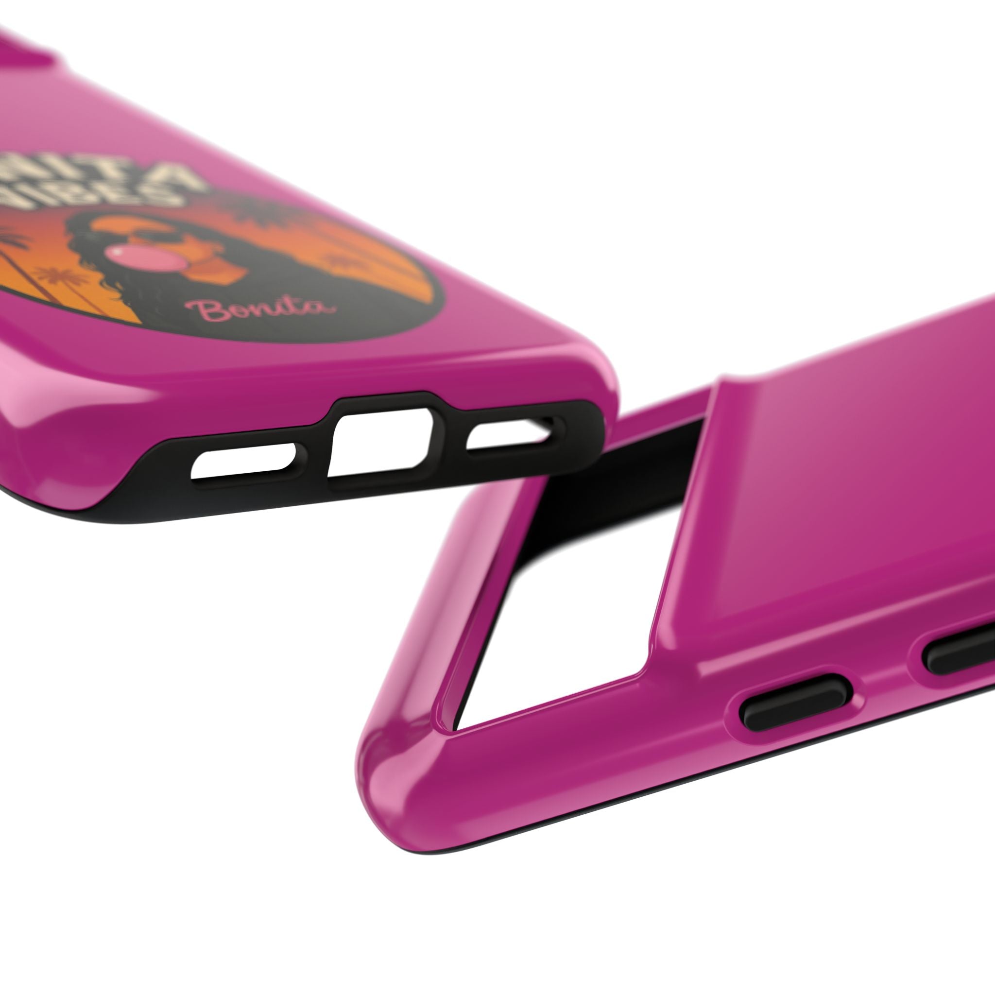 Bonita Vibes: Sunset Sway Pink Phone Case, For all the Trendsetters, Stylish for all Vibes - My Bonita Vibes