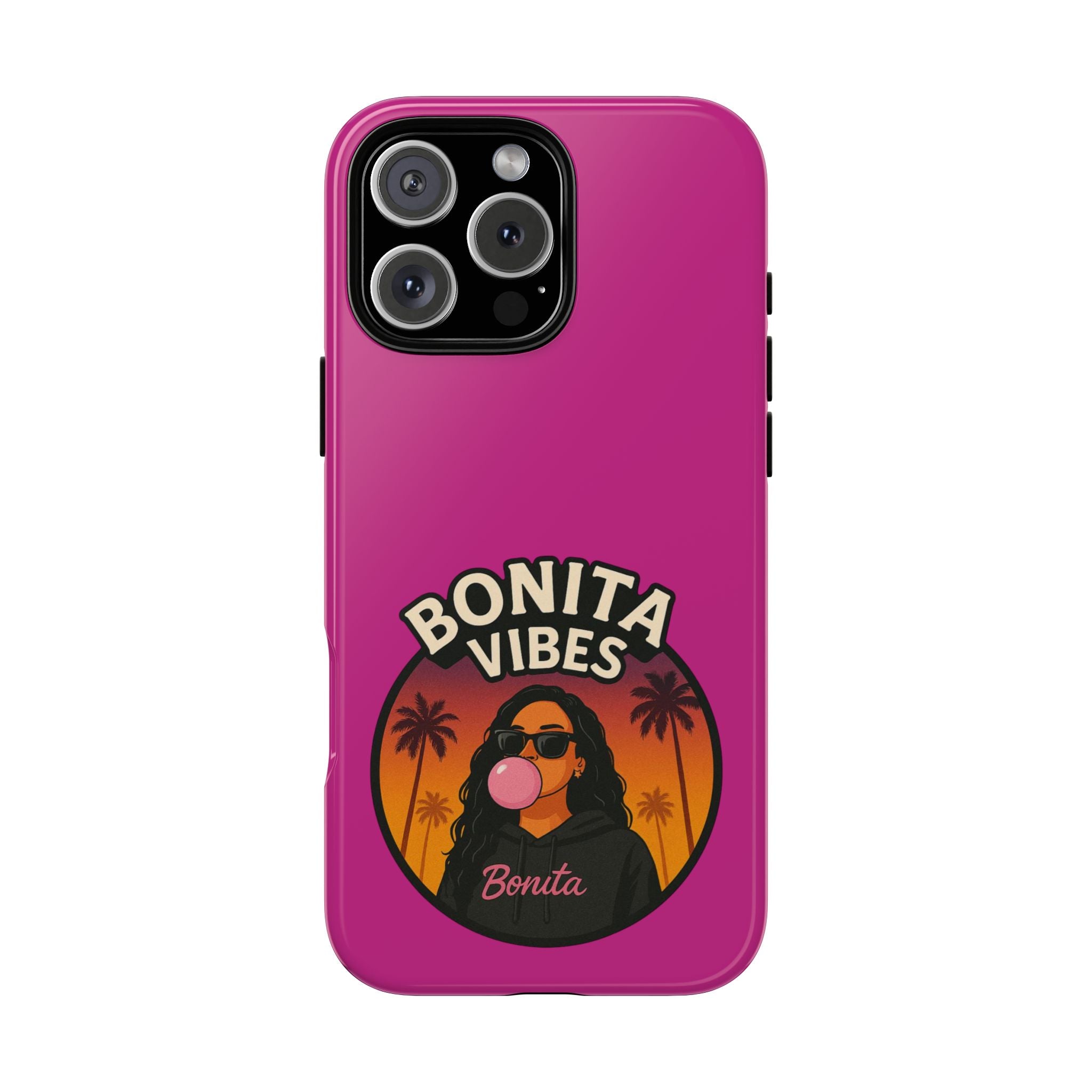 Bonita Vibes: Sunset Sway Pink Phone Case, For all the Trendsetters, Stylish for all Vibes - My Bonita Vibes