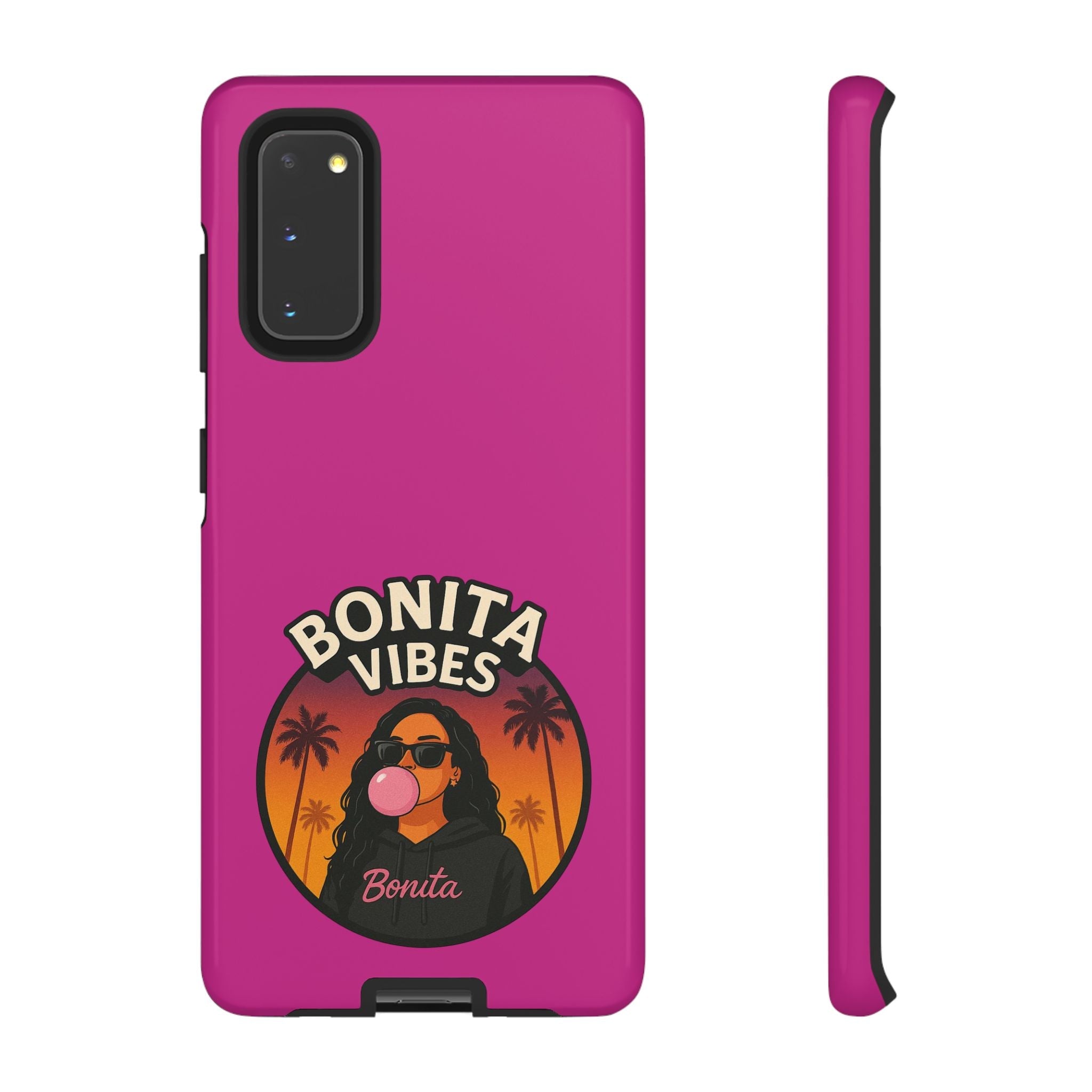 Bonita Vibes: Sunset Sway Pink Phone Case, For all the Trendsetters, Stylish for all Vibes - My Bonita Vibes