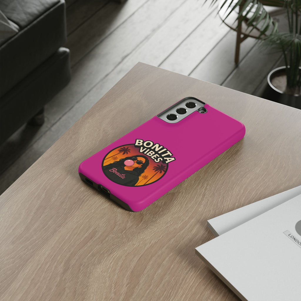 Bonita Vibes: Sunset Sway Pink Phone Case, For all the Trendsetters, Stylish for all Vibes - My Bonita Vibes