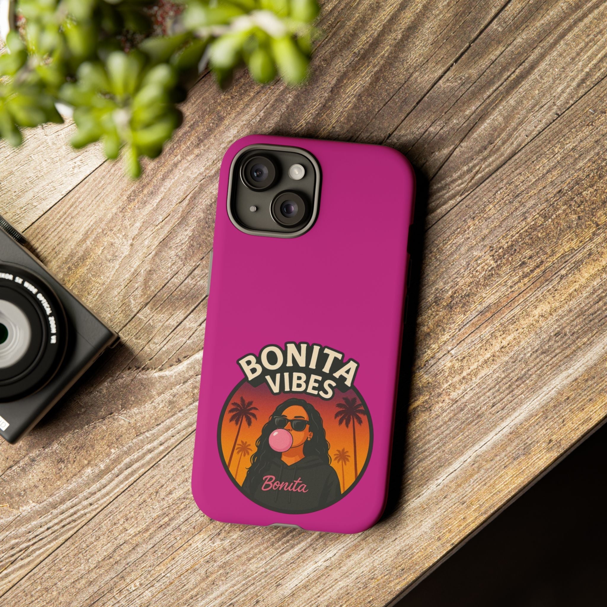 Bonita Vibes: Sunset Sway Pink Phone Case, For all the Trendsetters, Stylish for all Vibes - My Bonita Vibes