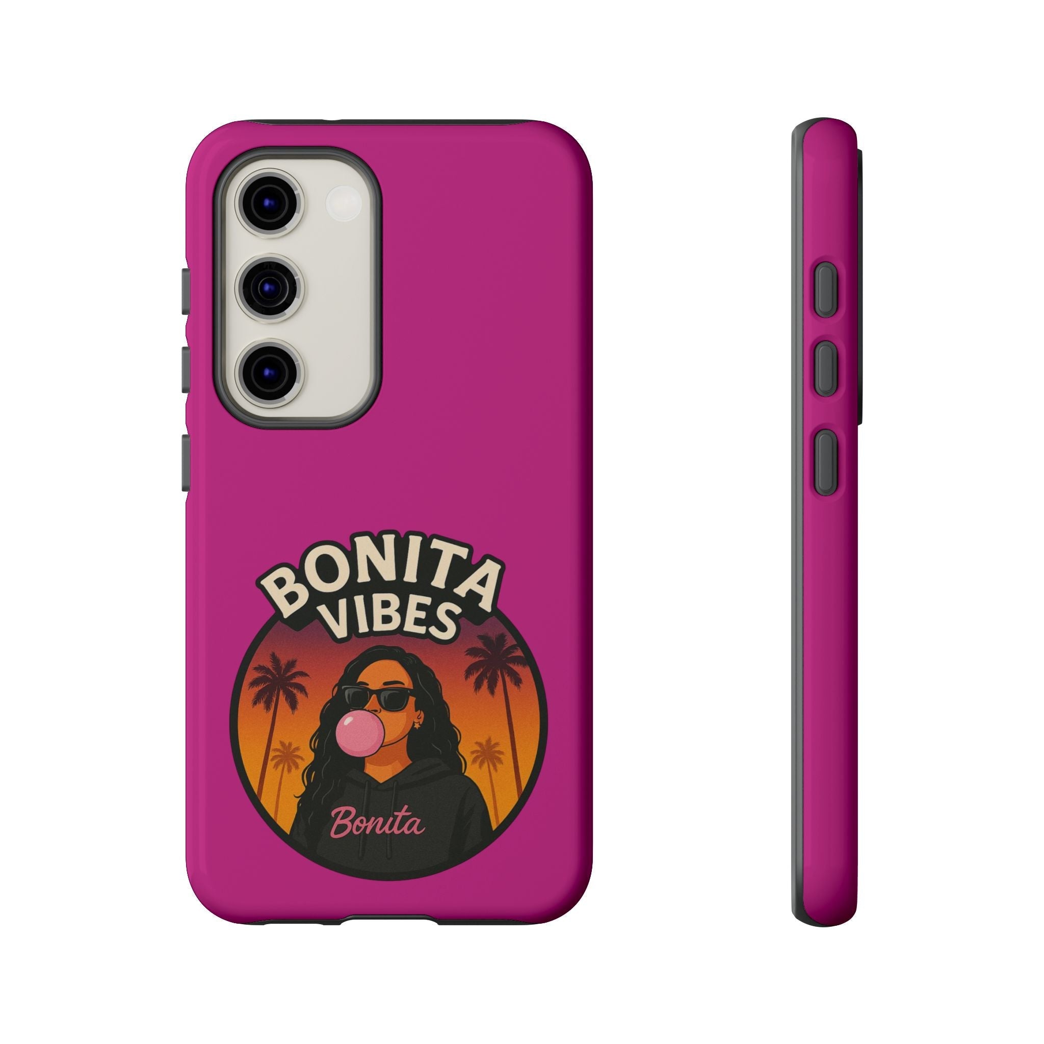 Bonita Vibes: Sunset Sway Pink Phone Case, For all the Trendsetters, Stylish for all Vibes - My Bonita Vibes