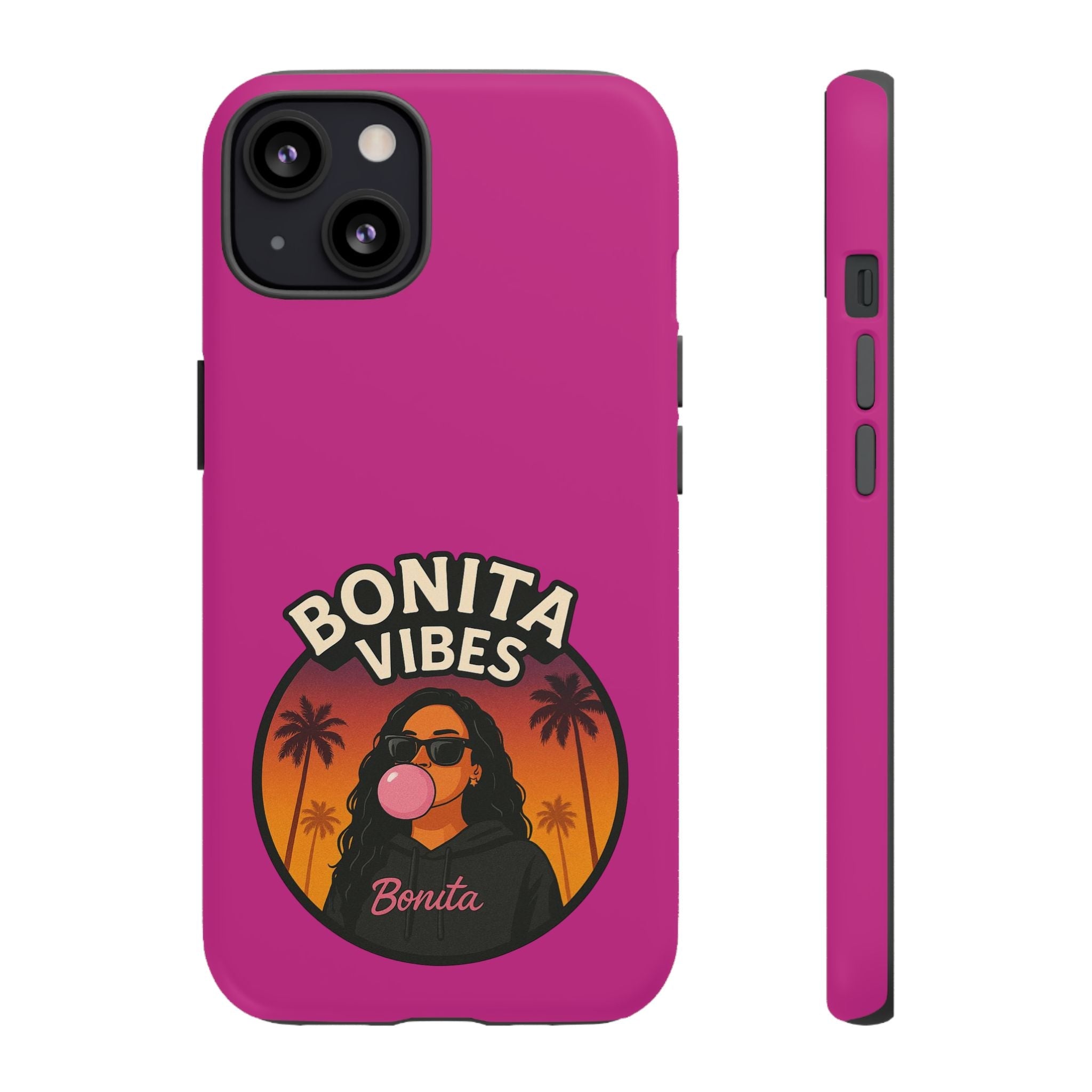 Bonita Vibes: Sunset Sway Pink Phone Case, For all the Trendsetters, Stylish for all Vibes - My Bonita Vibes