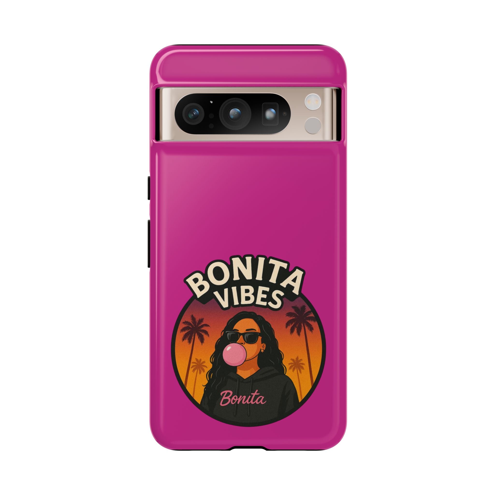 Bonita Vibes: Sunset Sway Pink Phone Case, For all the Trendsetters, Stylish for all Vibes - My Bonita Vibes