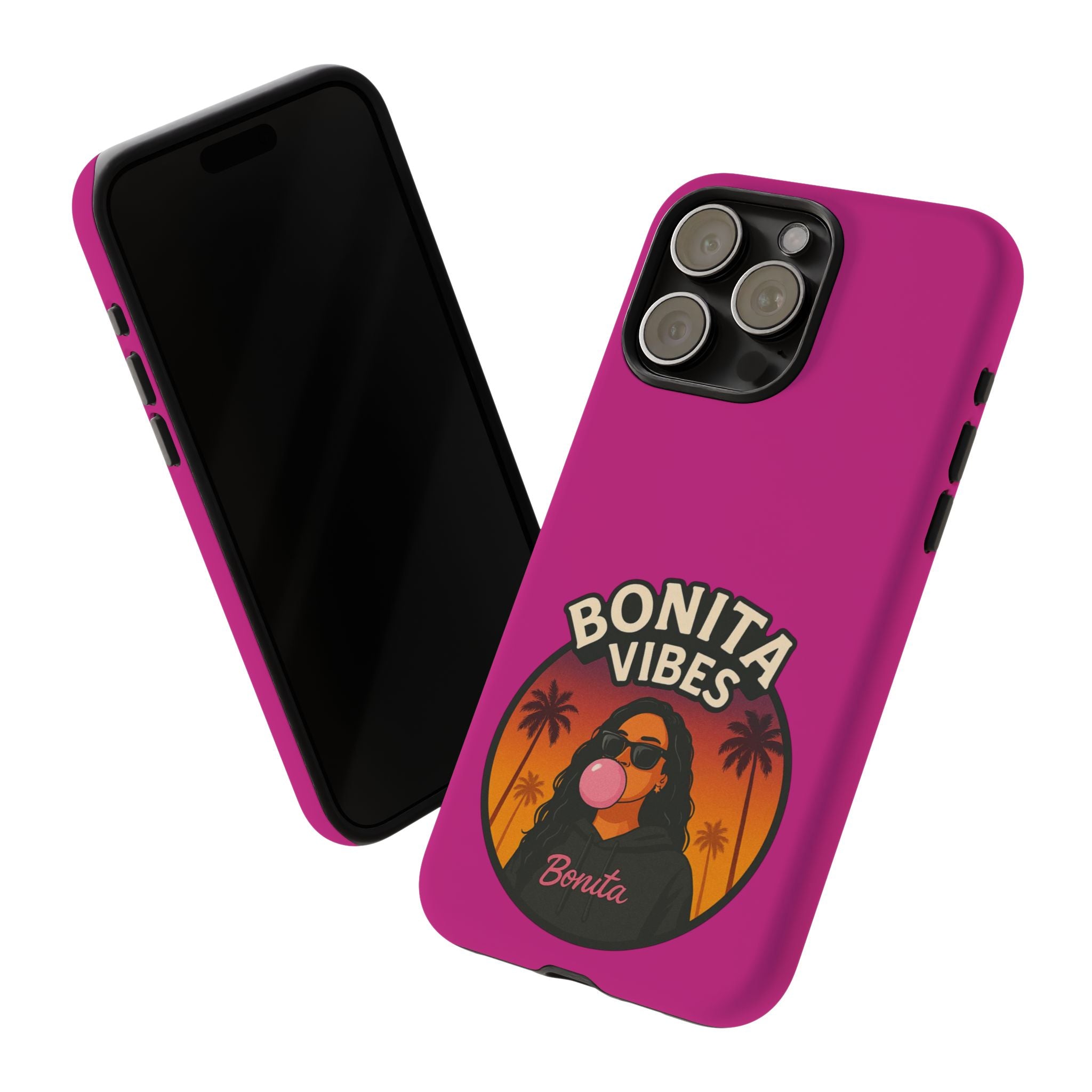 Bonita Vibes: Sunset Sway Pink Phone Case, For all the Trendsetters, Stylish for all Vibes - My Bonita Vibes