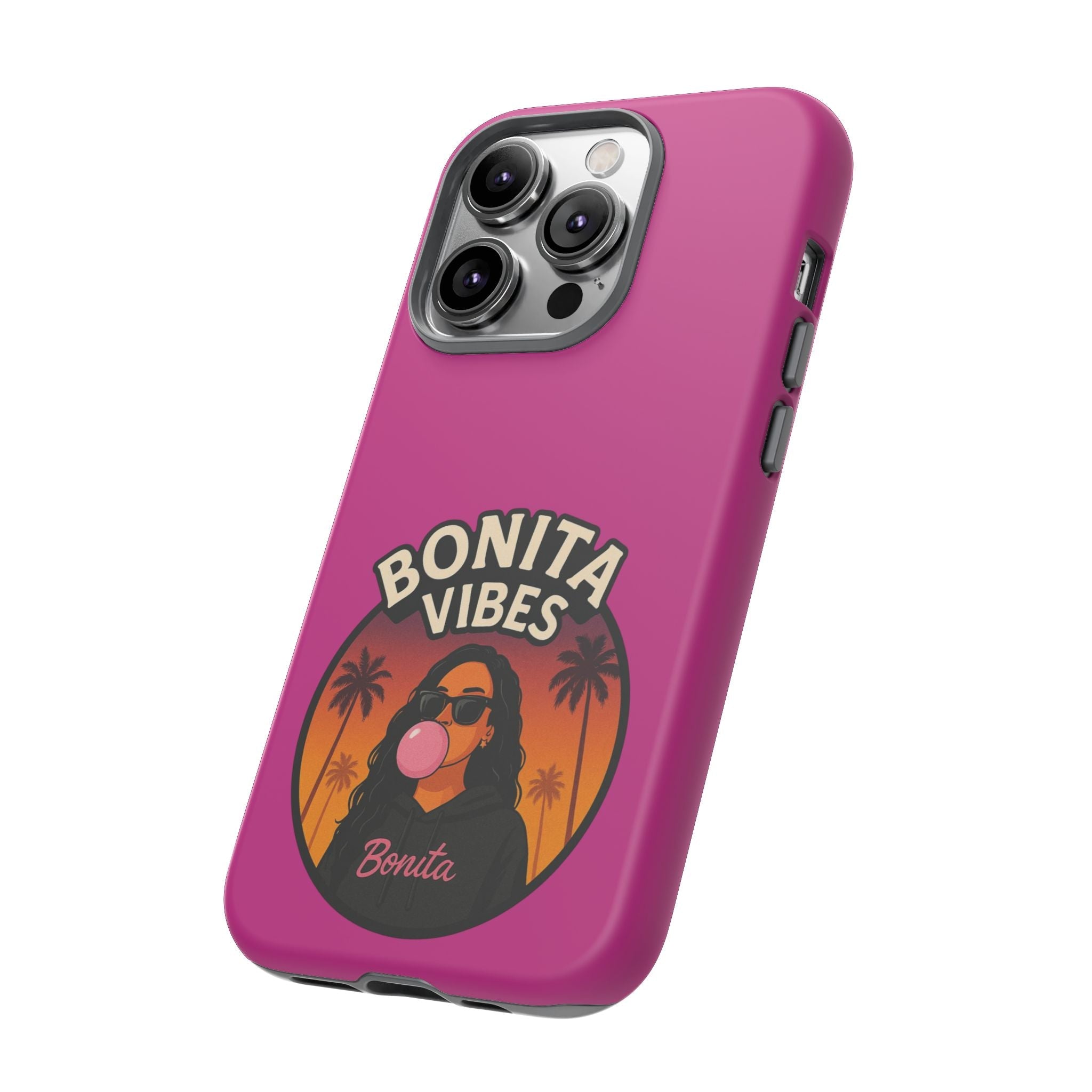 Bonita Vibes: Sunset Sway Pink Phone Case, For all the Trendsetters, Stylish for all Vibes - My Bonita Vibes